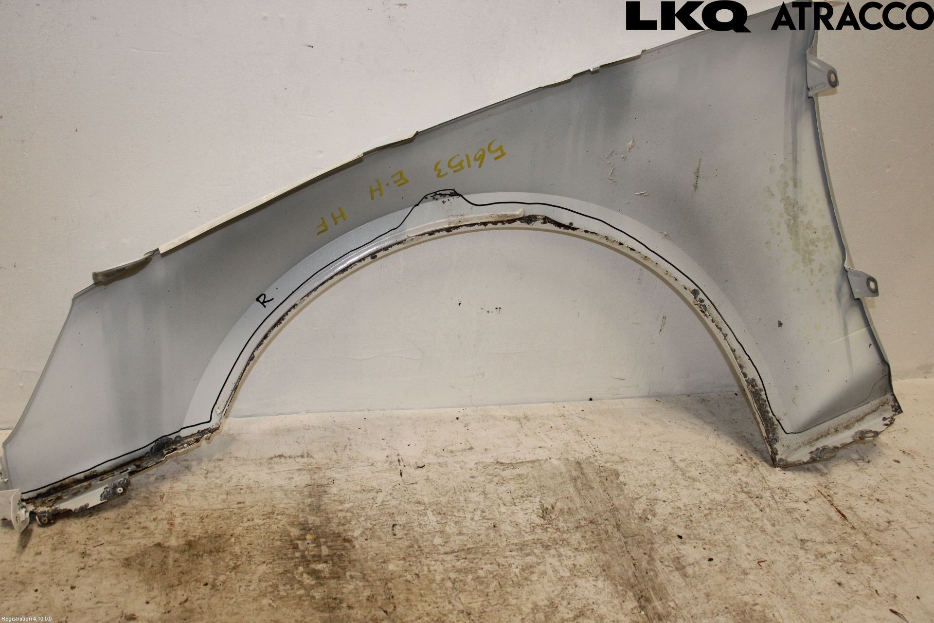 Audi A4/S4 B9 16-19 Skärm Fram Höger