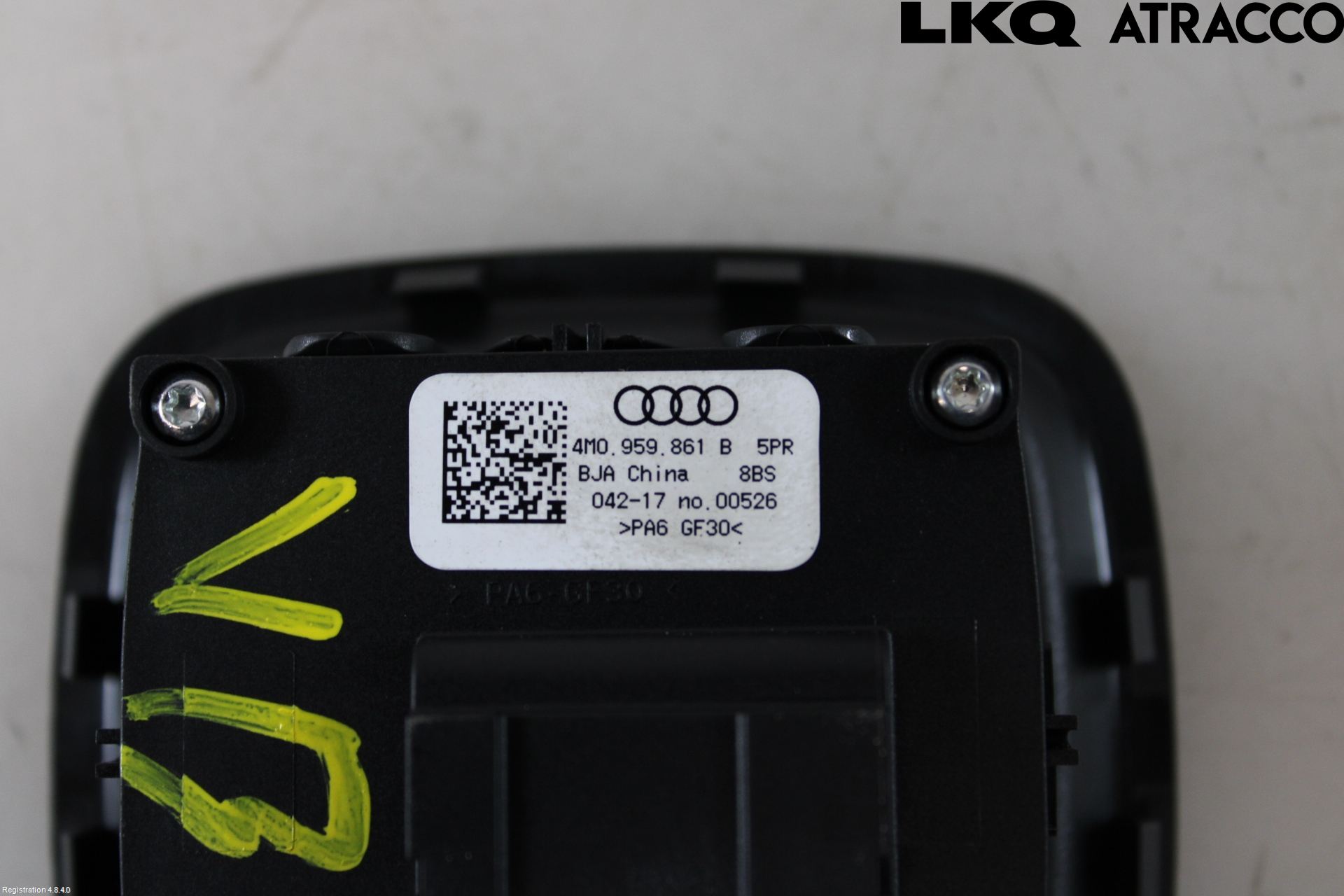 Audi Q7/SQ7 Strömställare Stolregler