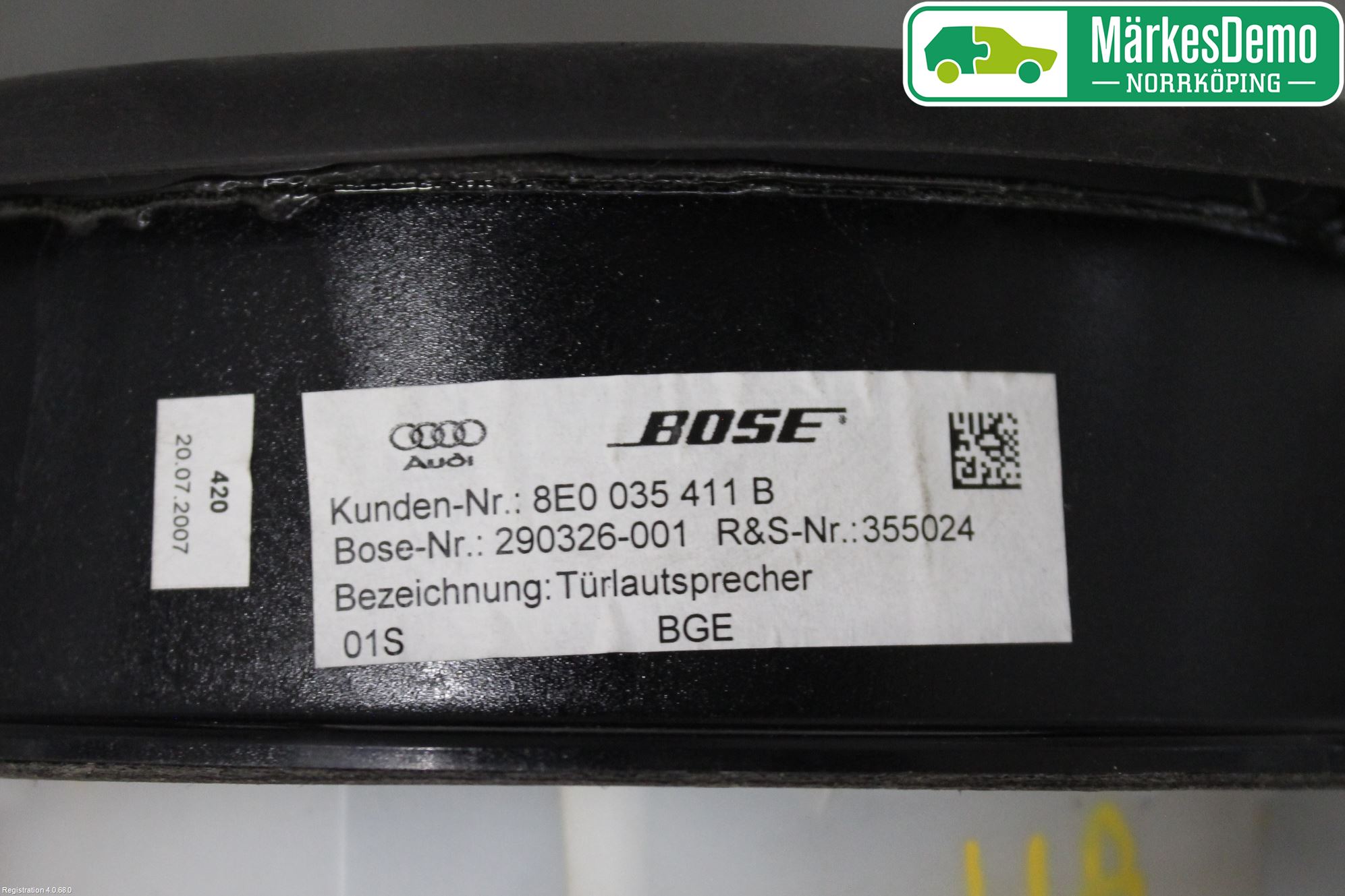 Audi A4/S4 05-07 Högtalare