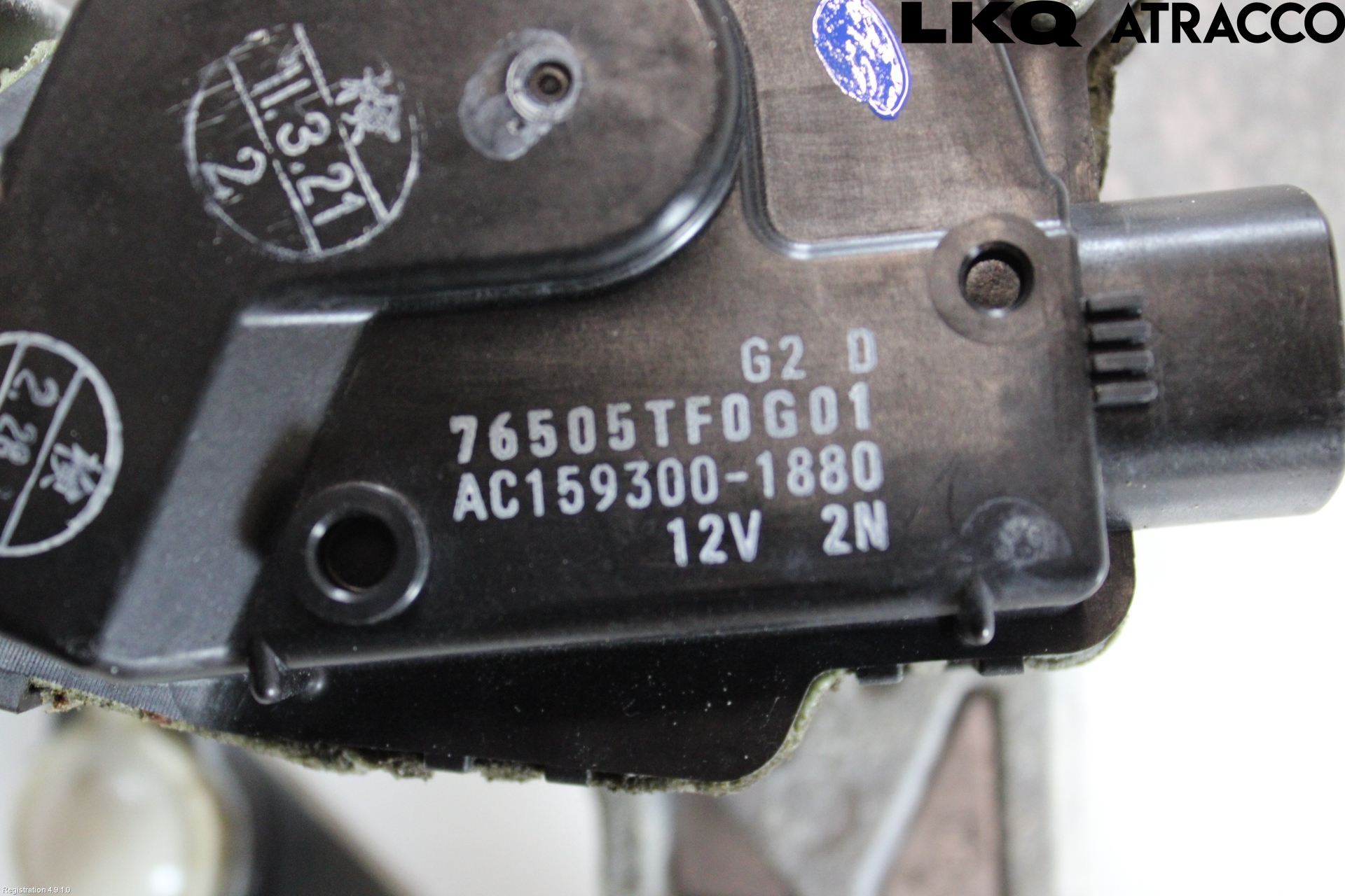 Honda JAZZ 08-14 Torkarmekanism Vindruta