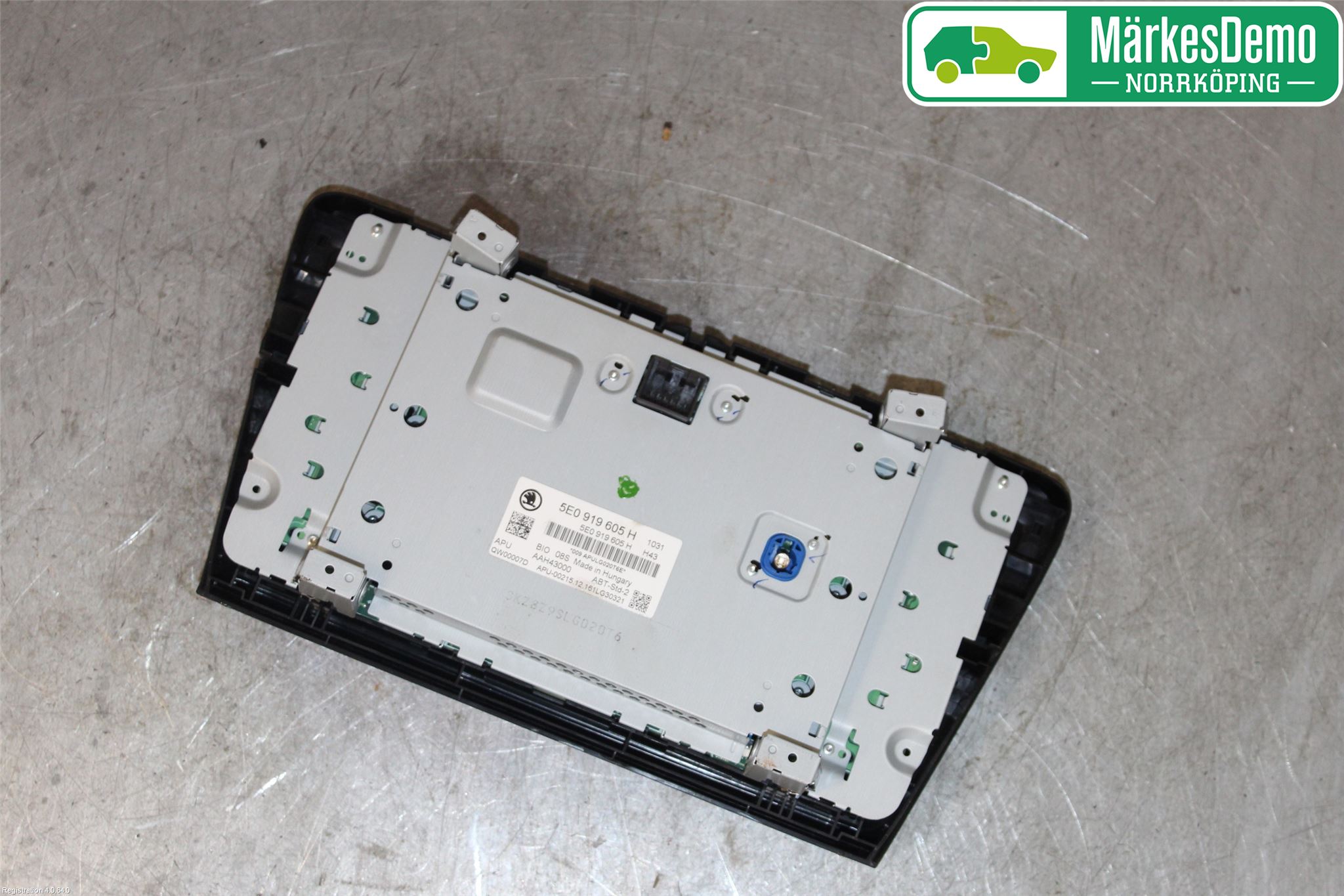 Skoda OCTAVIA (5E) 13-20 Multifunktionsdisplay