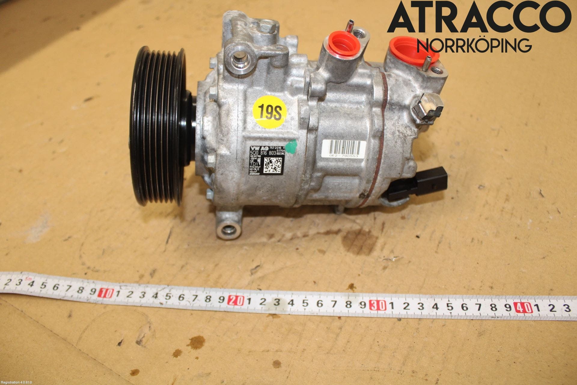 Volkswagen VW GOLF / E-GOLF VII 13-20 Ac Kompressor