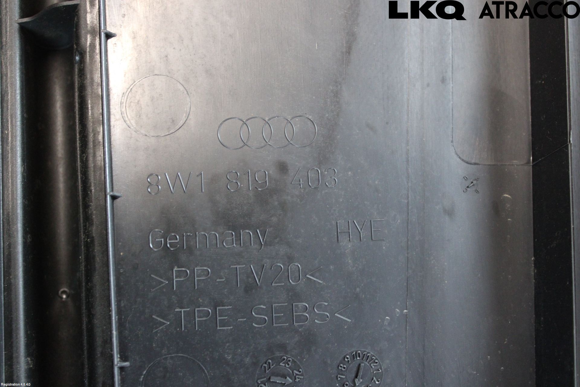 Audi A4/S4 B9 20- Torpedplåt-Torpedplast