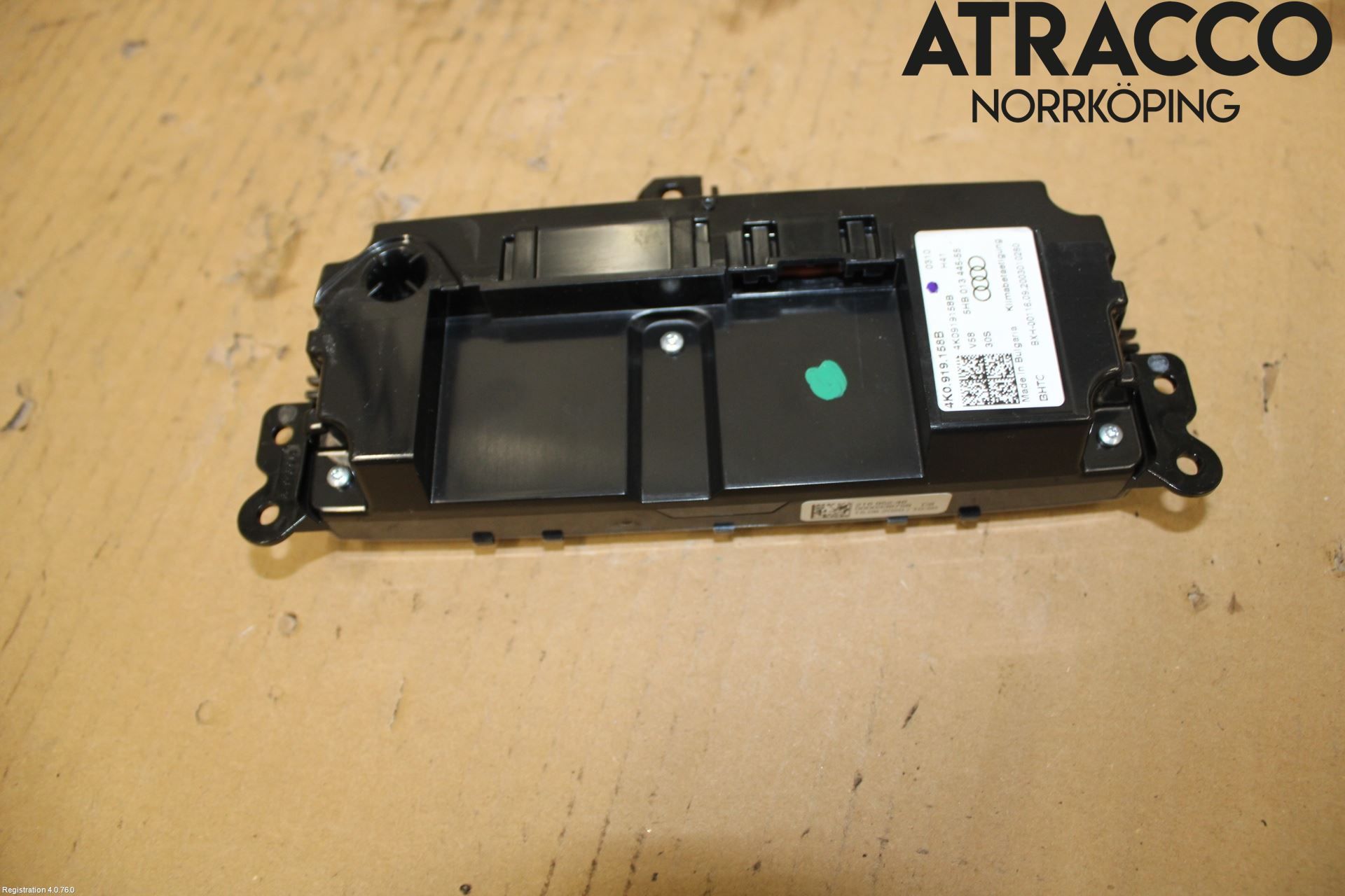 Audi A6 F2/C8 19- Värmereglage