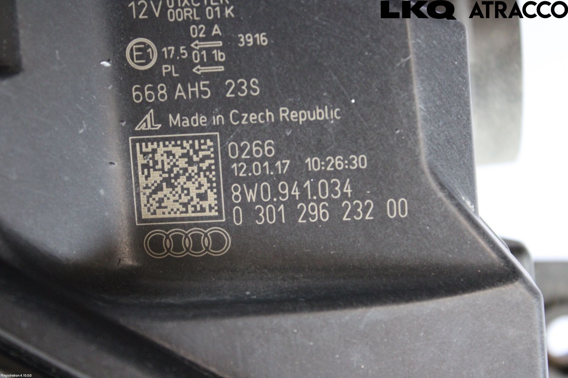 Audi A4/S4 B9 16-19 Strålkastare Höger