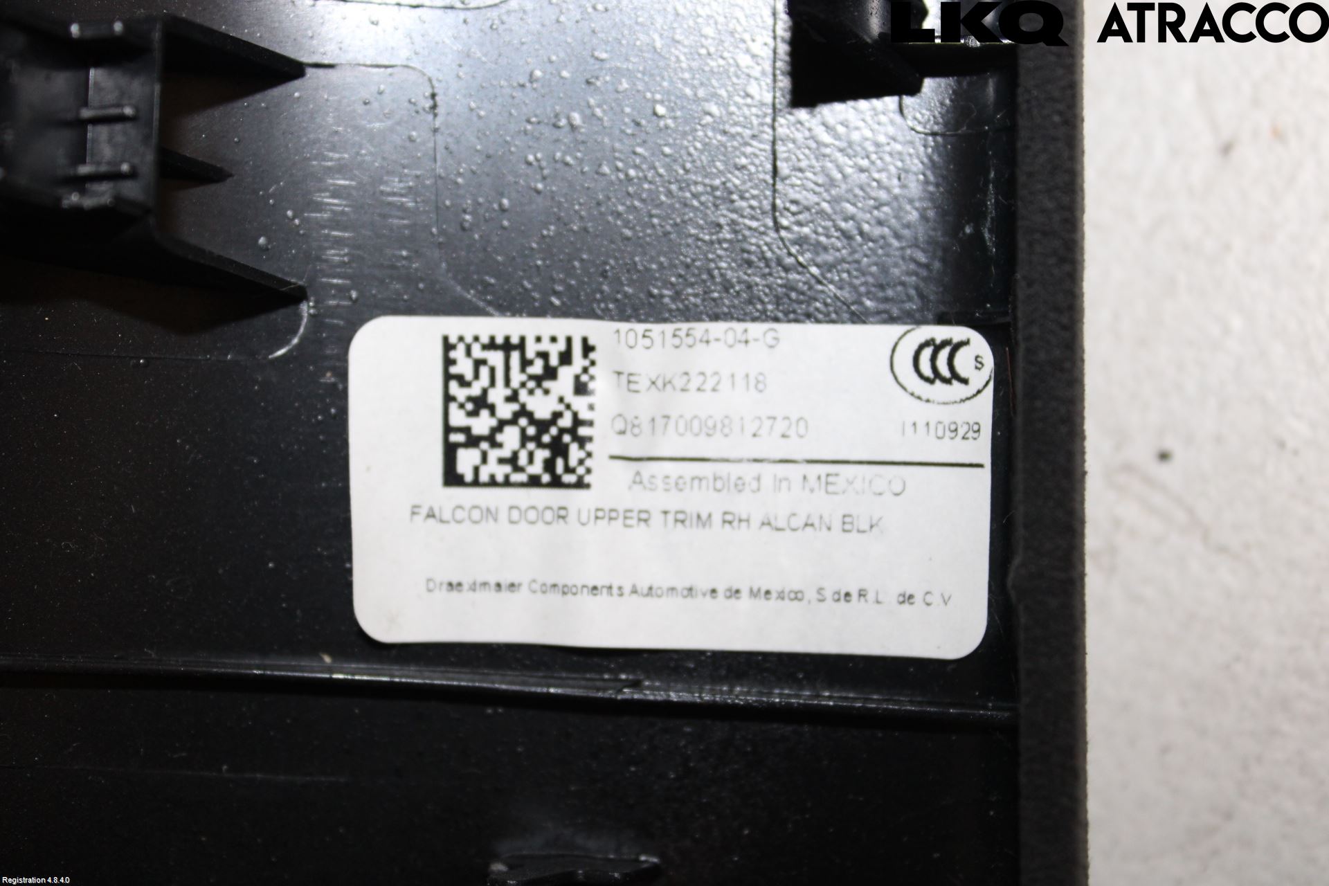 Tesla MODEL X 16- Dörrklädsel Hö