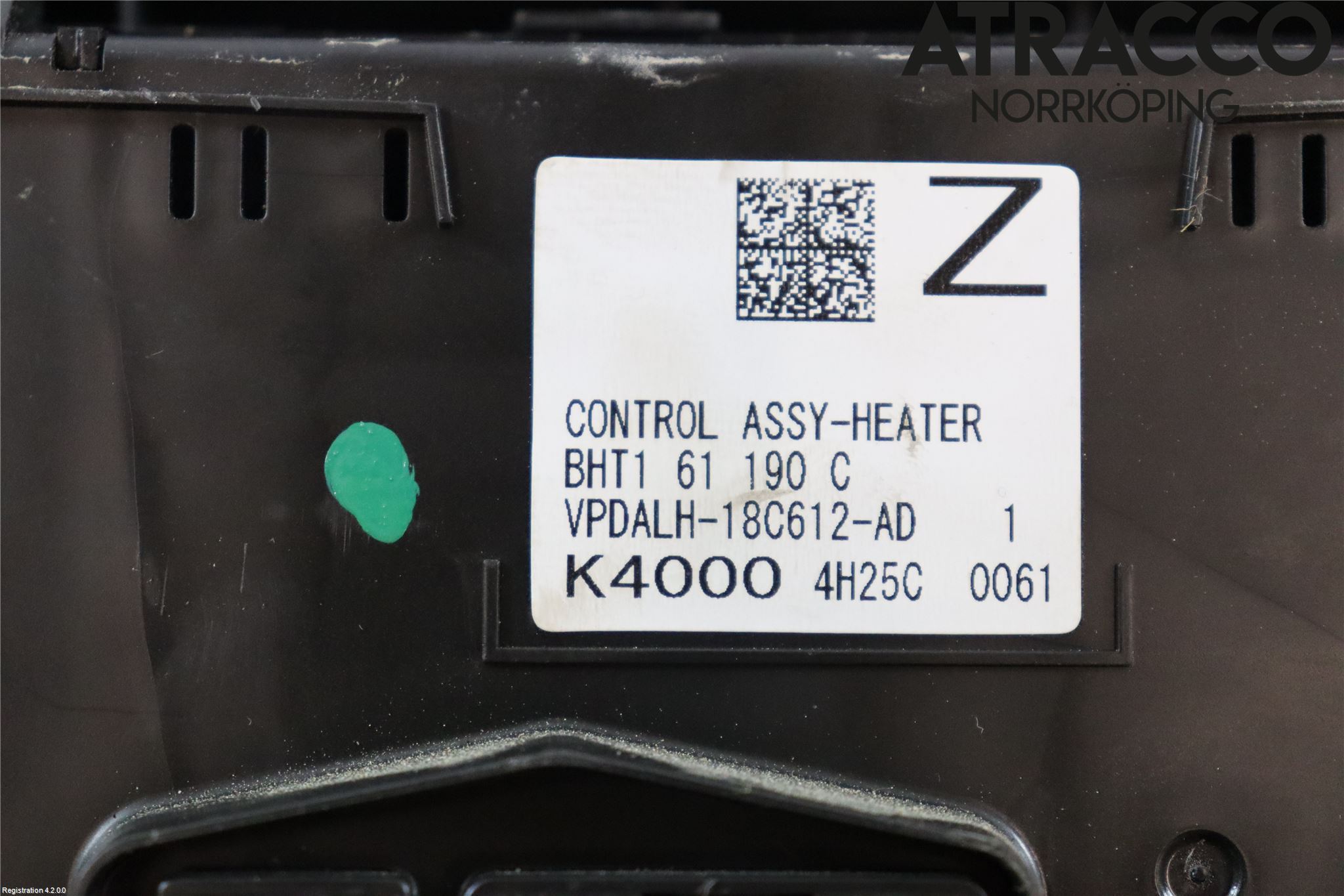 Mazda 3 III 14-19 Värmereglage