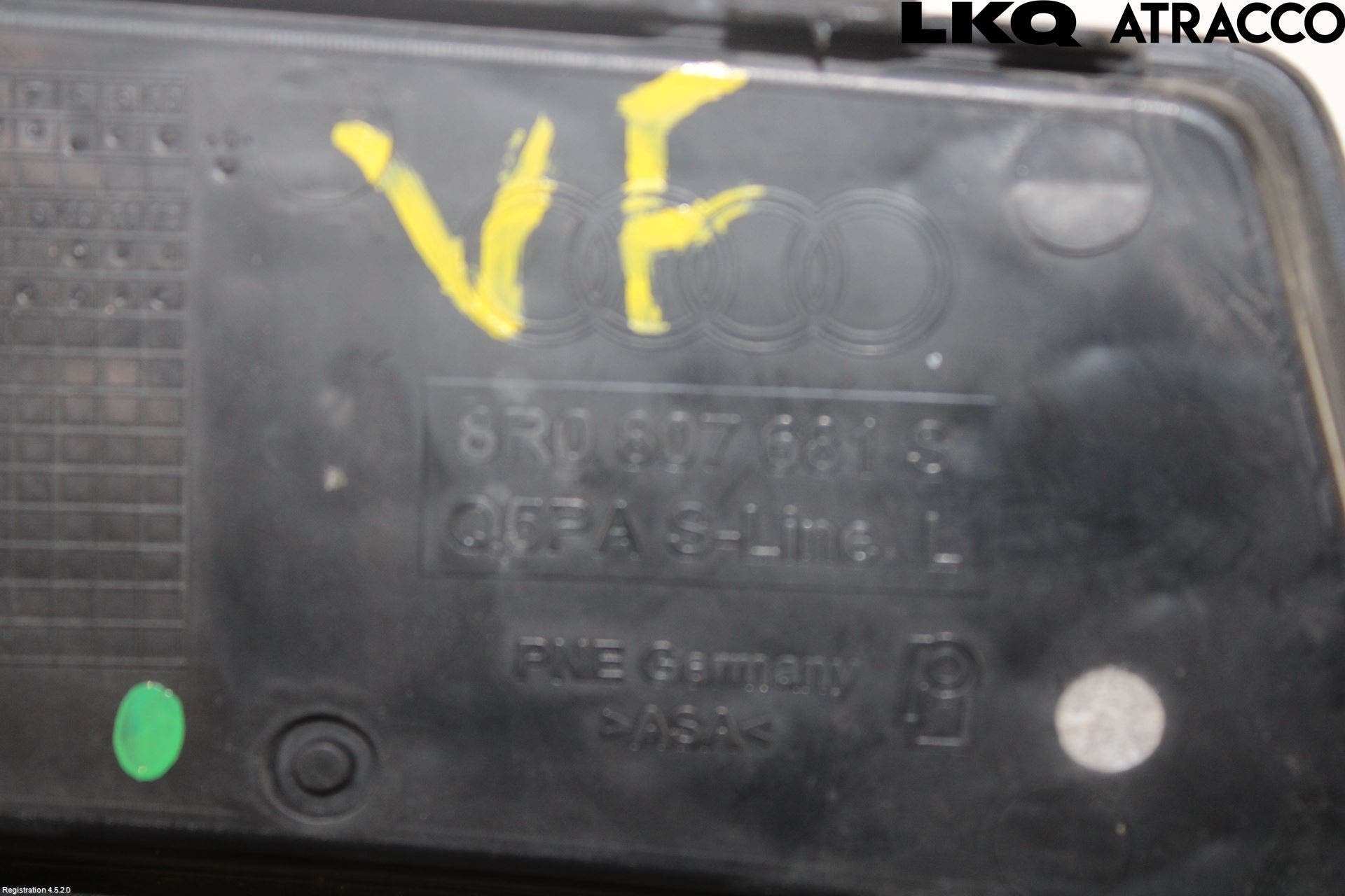 Audi Q5 09-16 Dimljussarg Fram