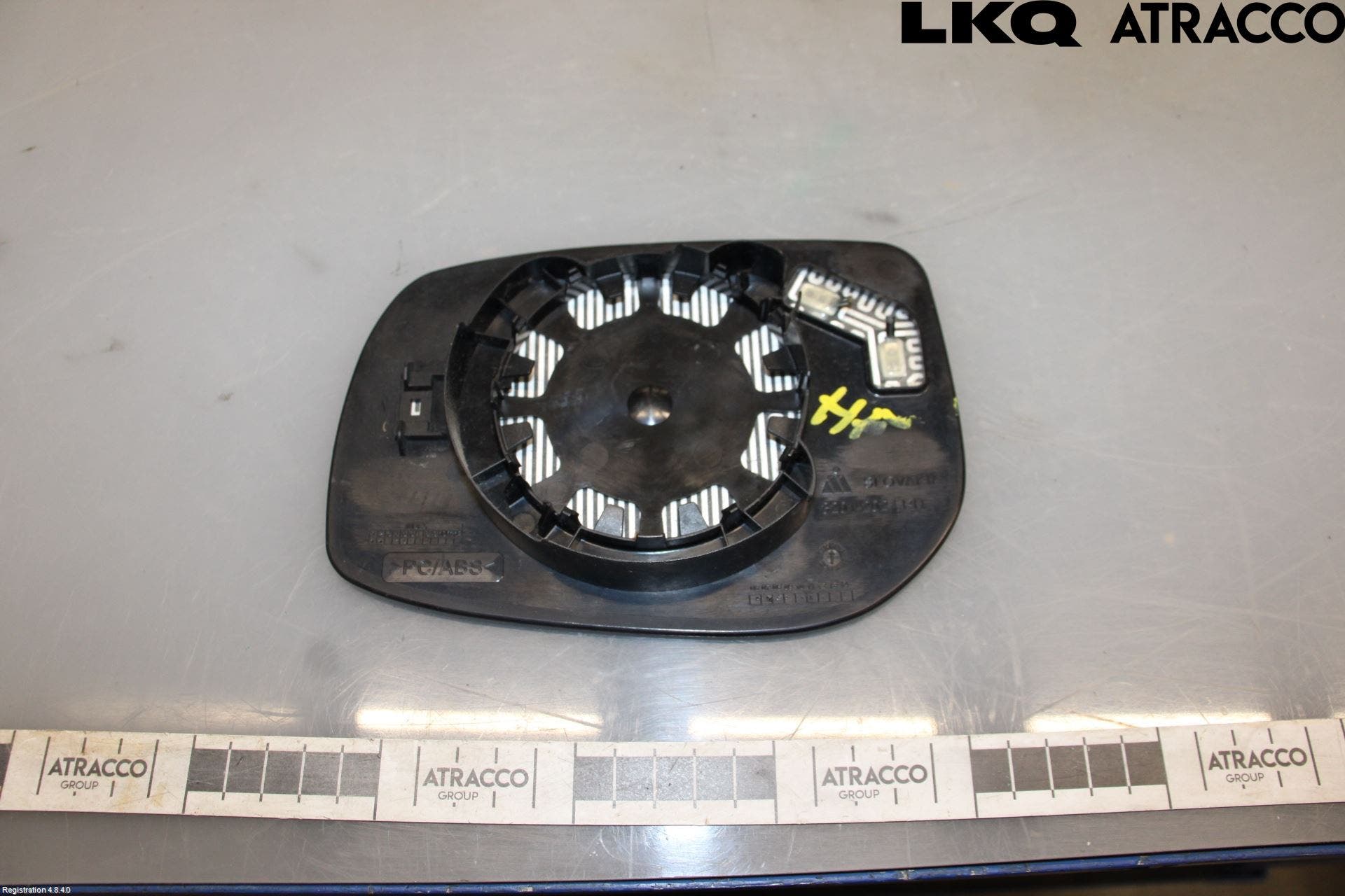 Toyota AURIS 07-09 Spegelglas Hö