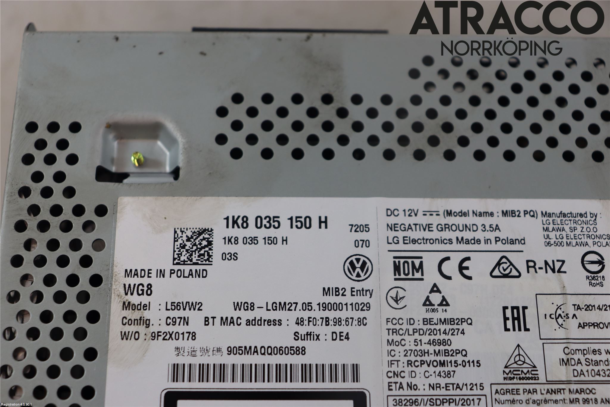 Volkswagen VW TRANSP/CARAVELLE (T6) 16-22 Cd Radio - Multimediapanel