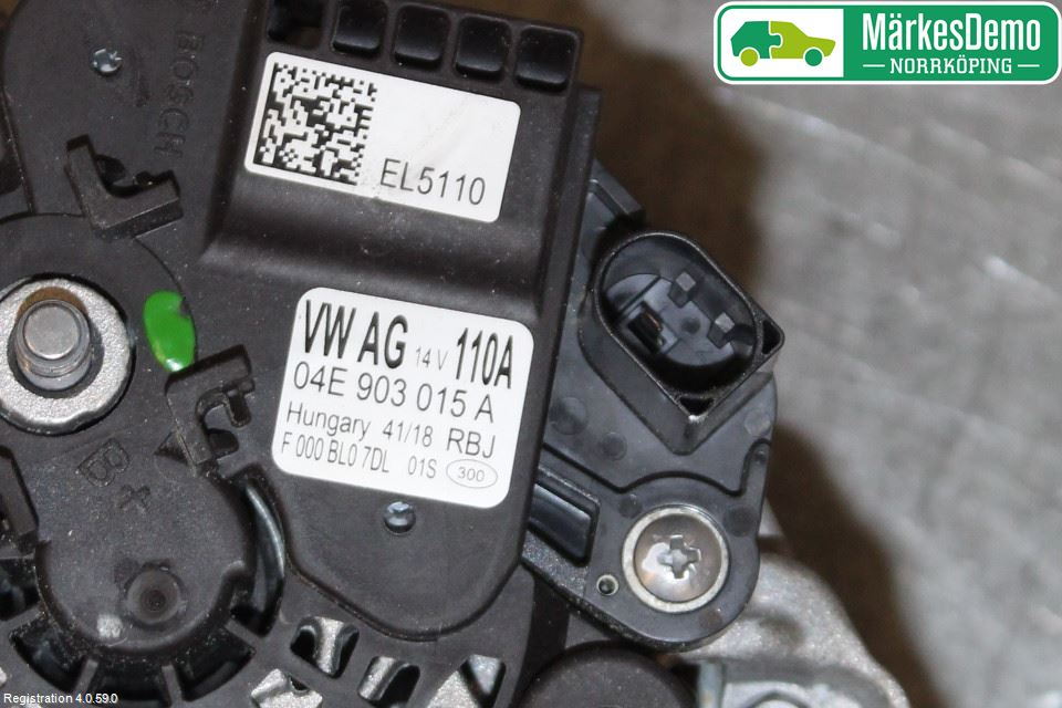 Volkswagen VW POLO VI 18->> Generator