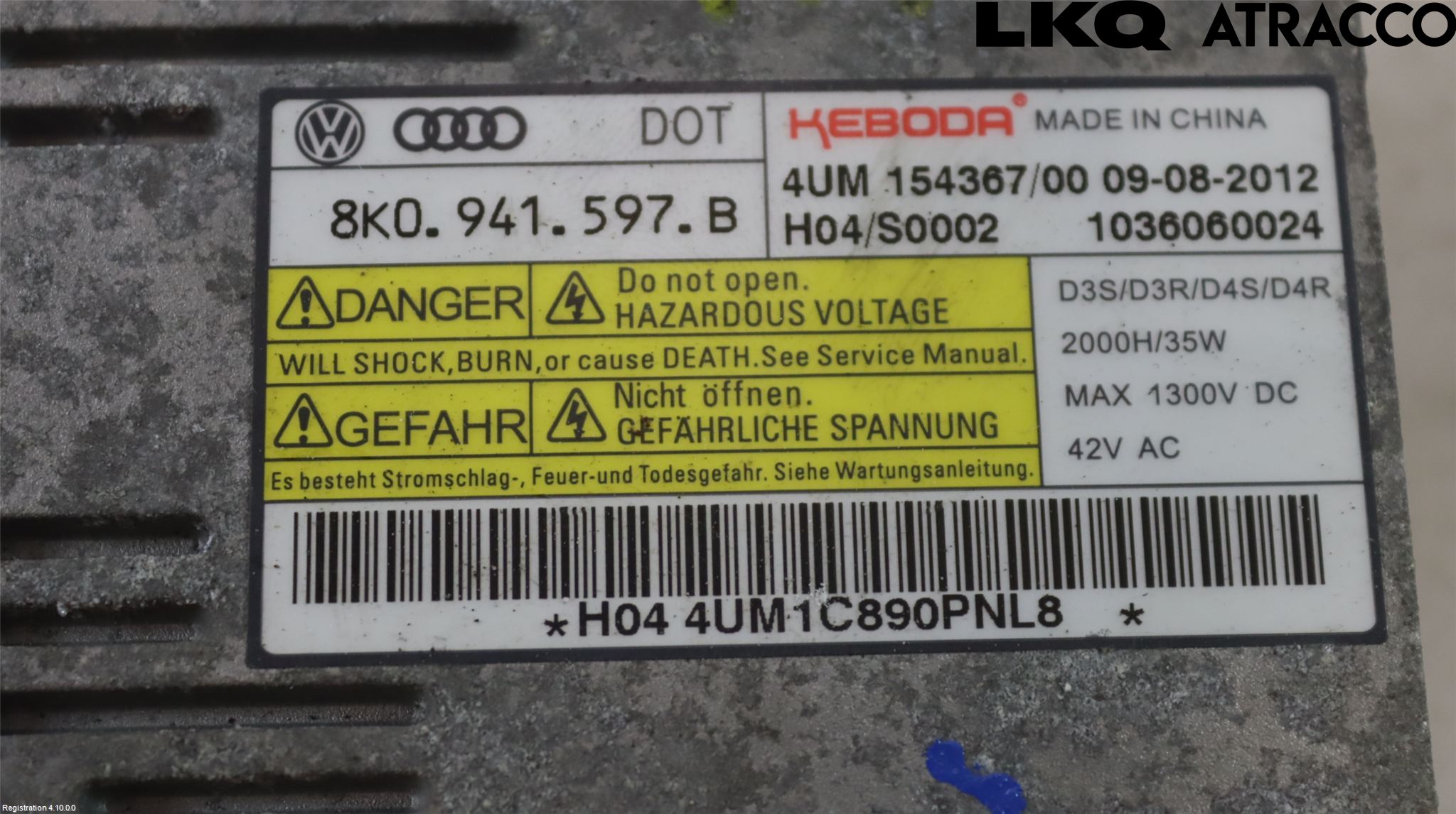 Volkswagen VW PASSAT 11-14 Styrenhet Strålkastare