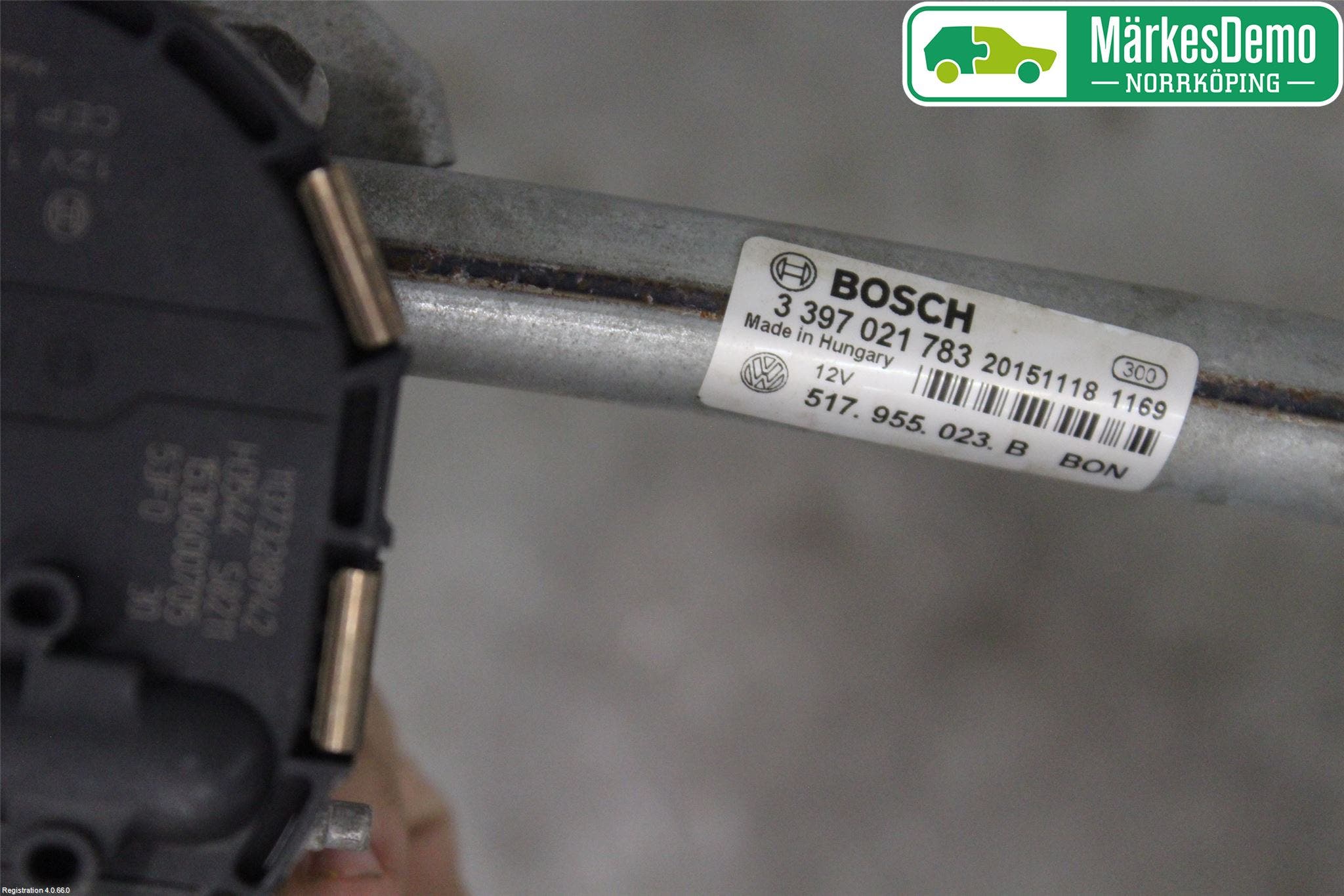 Volkswagen VW GOLF SPORTSVAN 15-20 Torkarmekanism Vindruta