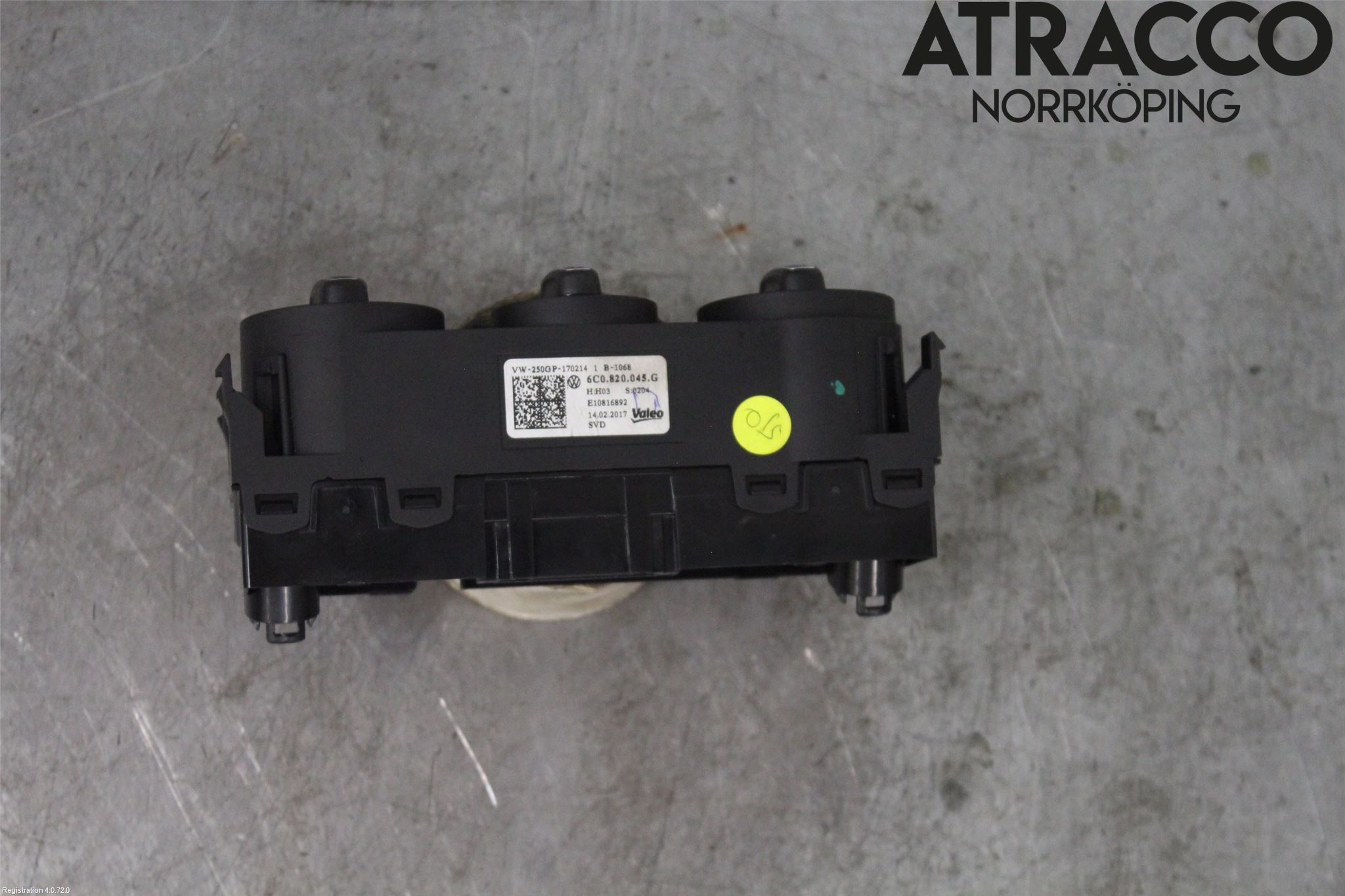 Volkswagen VW POLO 10-17 Värmereglage