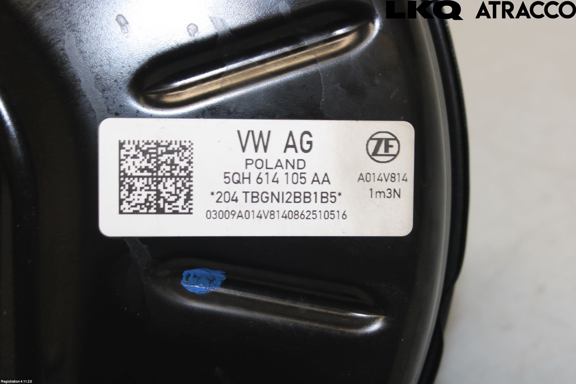 Volkswagen VW TOURAN 16- Bromsservo