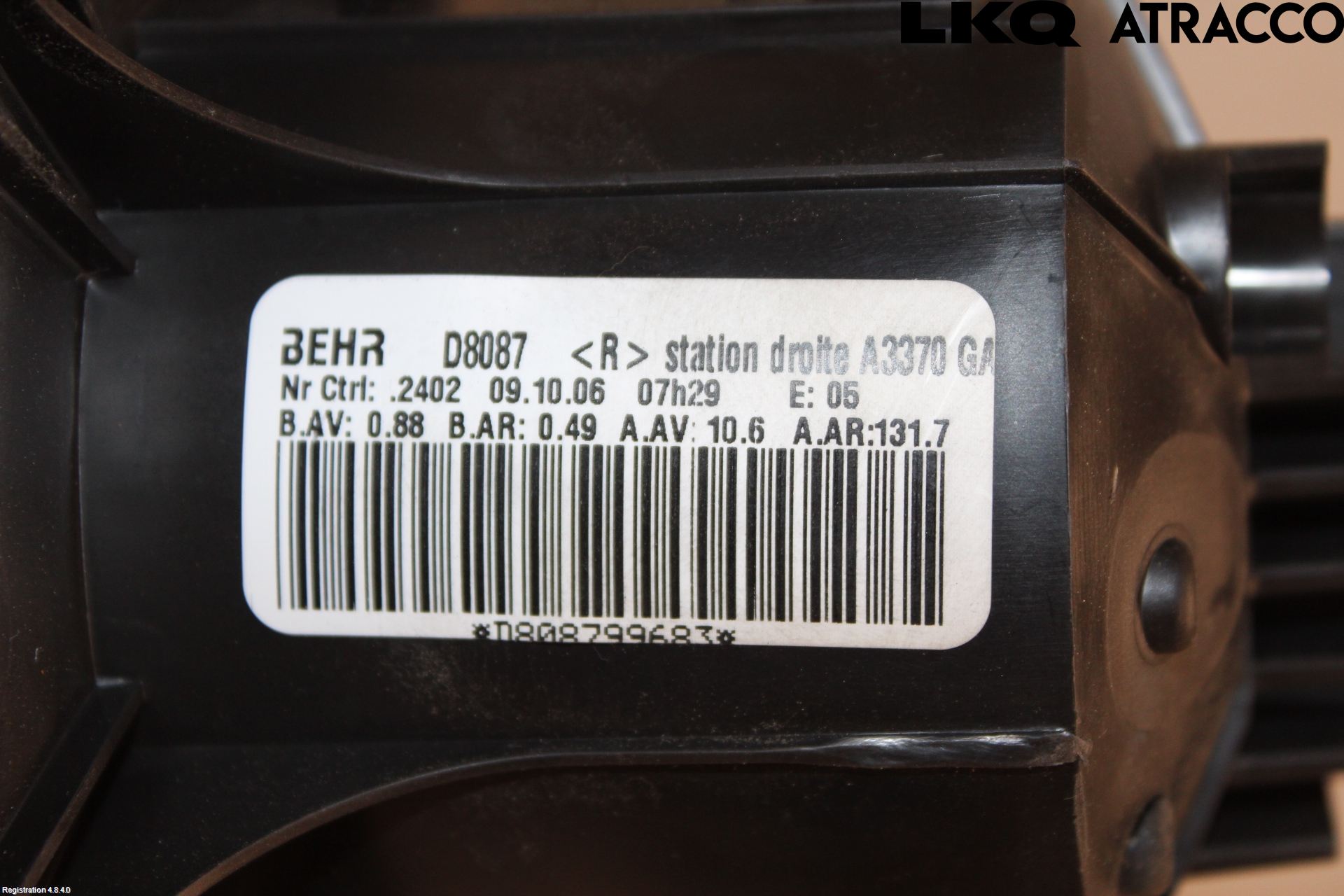 Opel ZAFIRA B 06-14 Värmefläkt