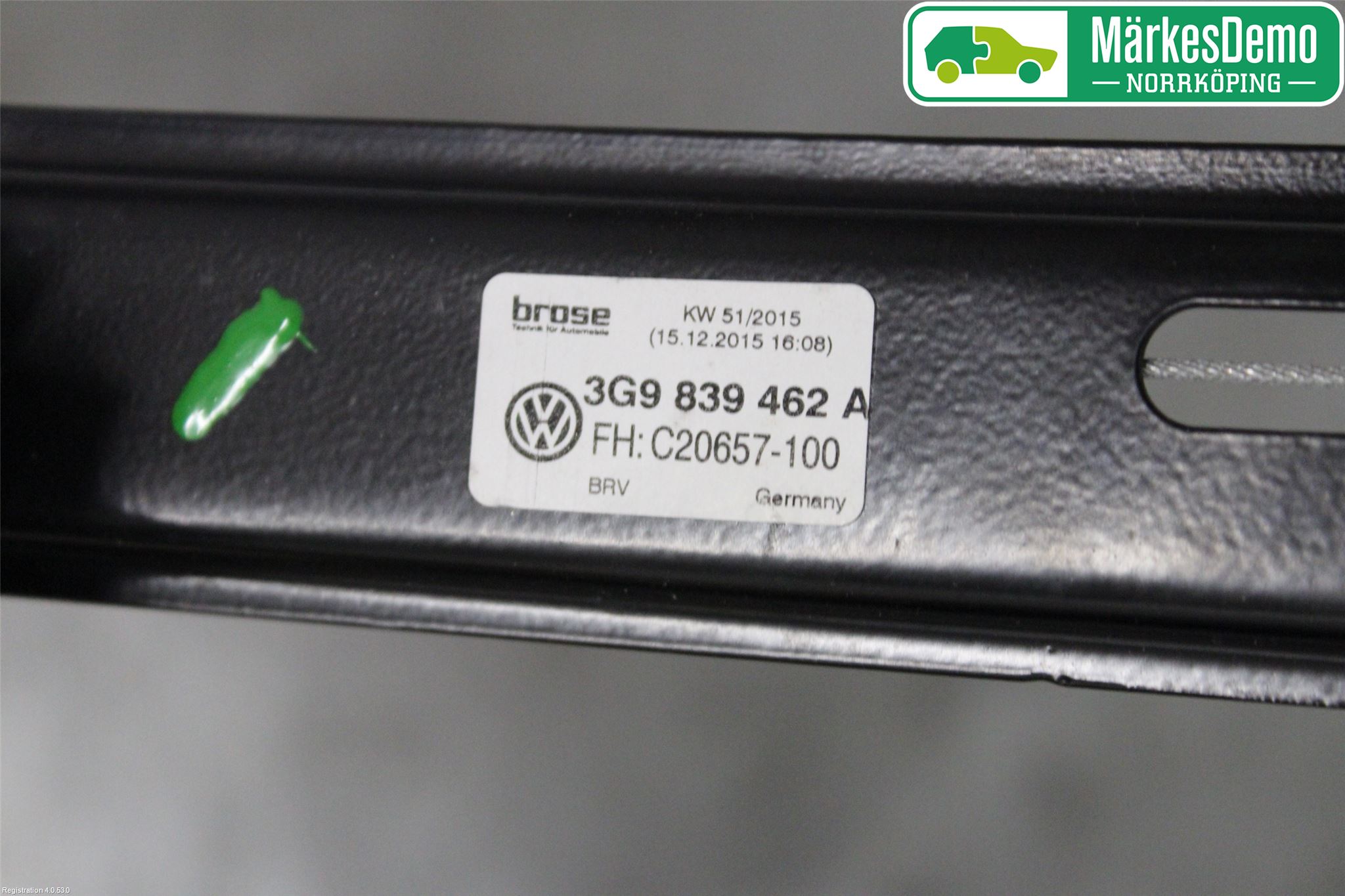 Volkswagen VW PASSAT 15-19 Fönsterhiss El Kompl