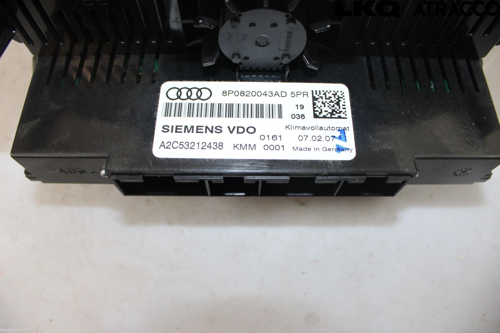 Audi A3/S3 05-13 Värmereglage