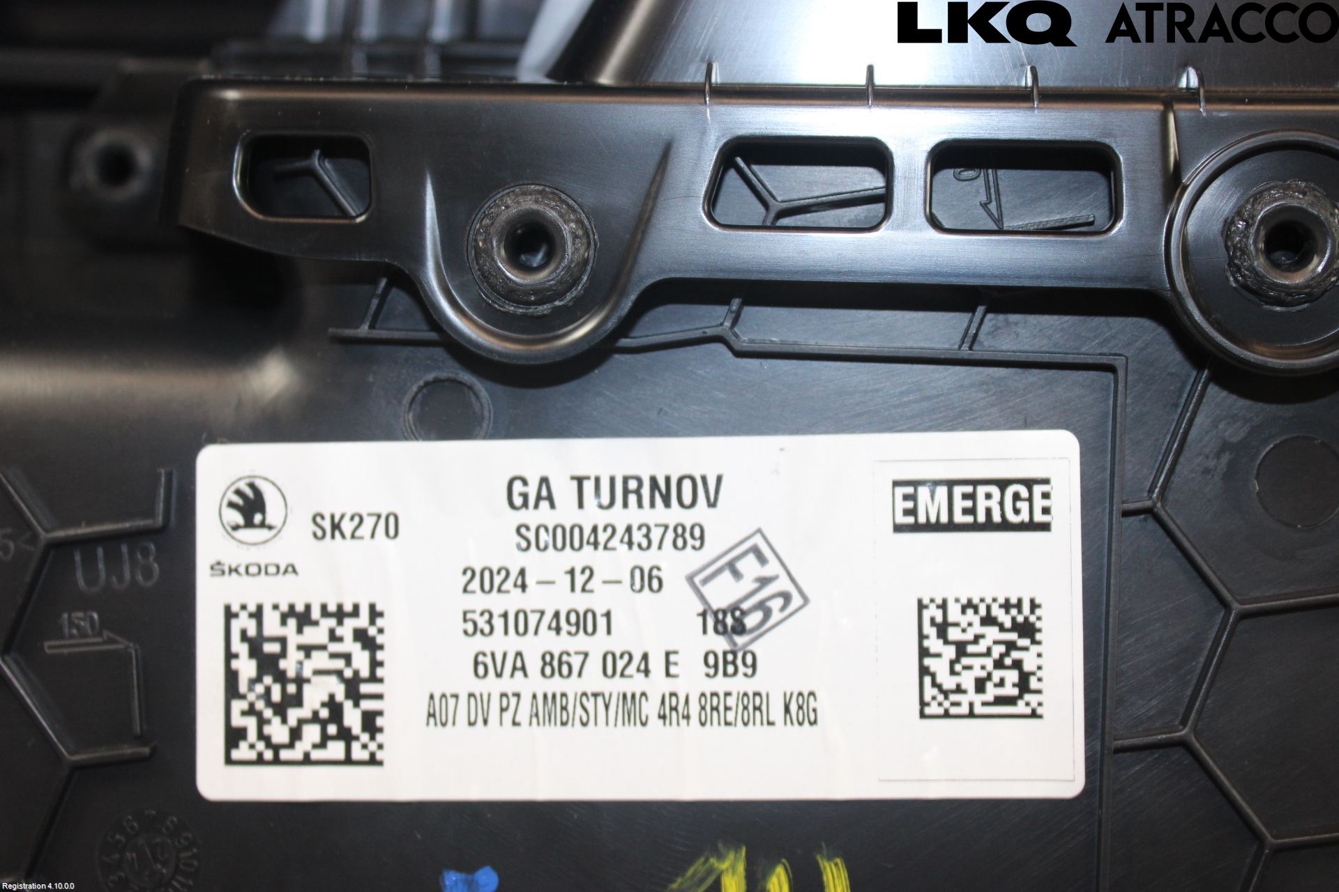 Skoda FABIA 22- Dörrklädsel Hö