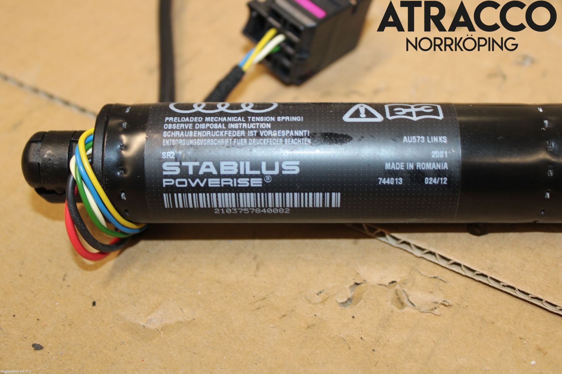 Audi A7/S7 4G 11-17 Bakluckeöppnare Automatisk