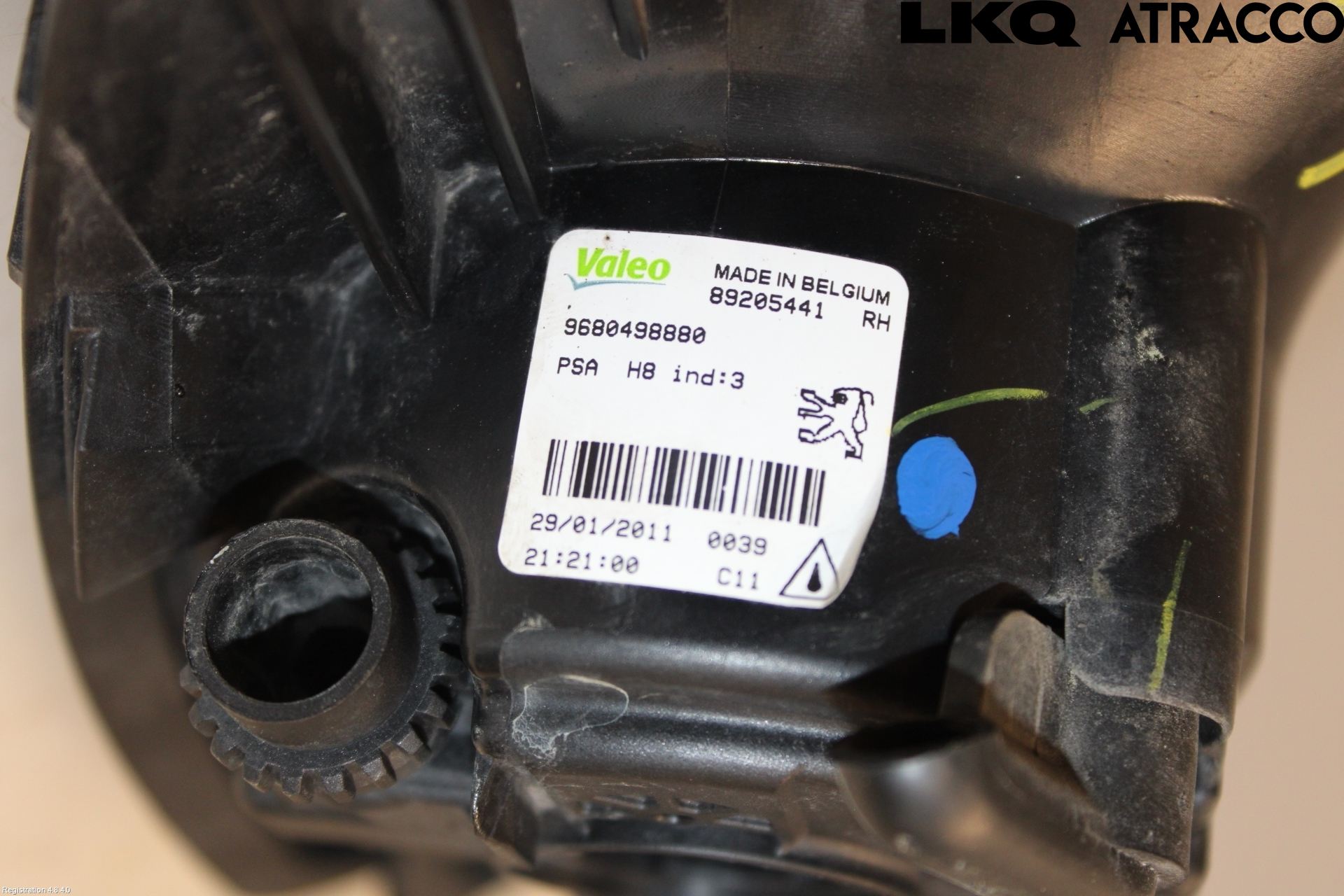 Peugeot 308 08-13 Dimljus-Varselljus Fram