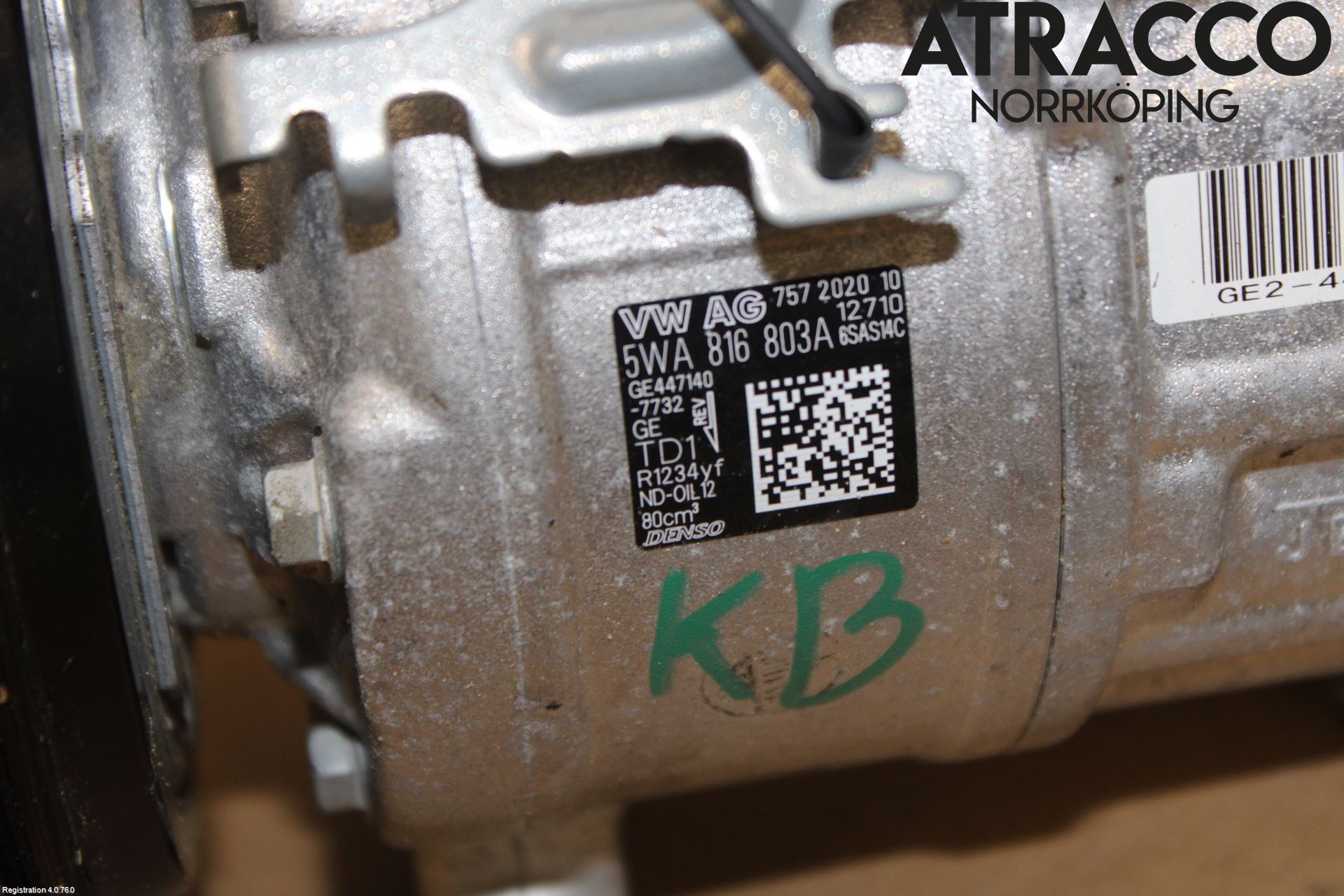 Volkswagen VW GOLF / E-GOLF VIII 20- Ac Kompressor