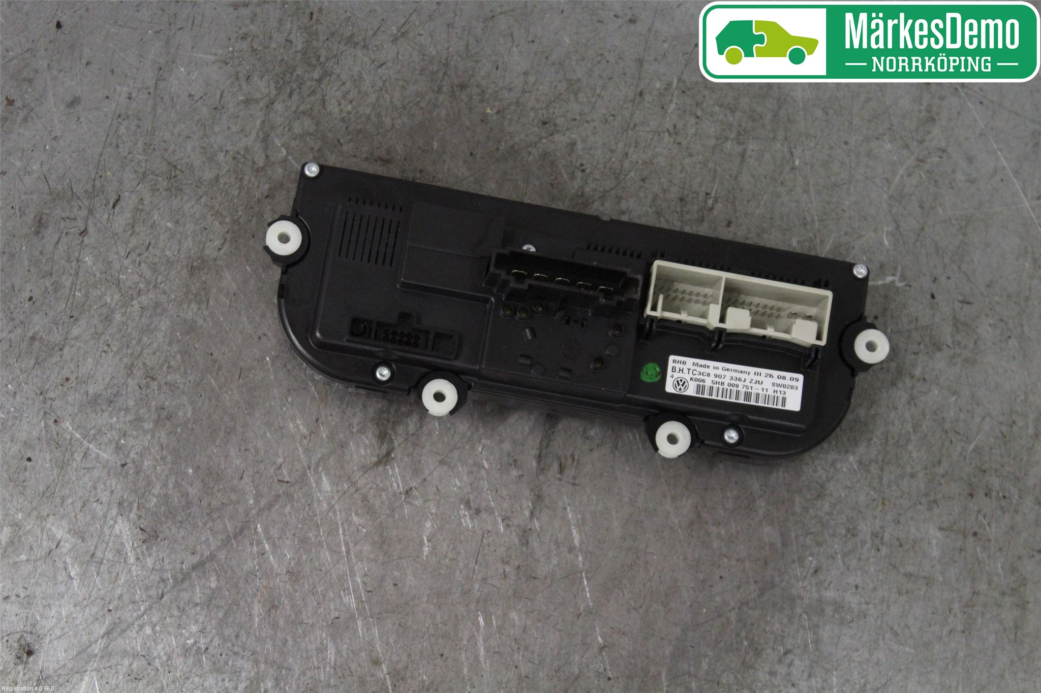 Volkswagen VW GOLF VI 09-13 Värmereglage