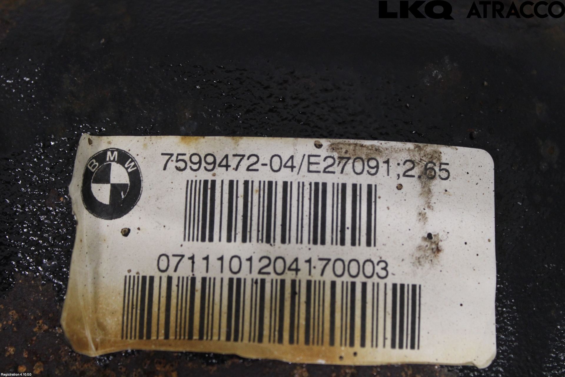 BMW 1 F20/F21 11-19 Bakväxel-Diff