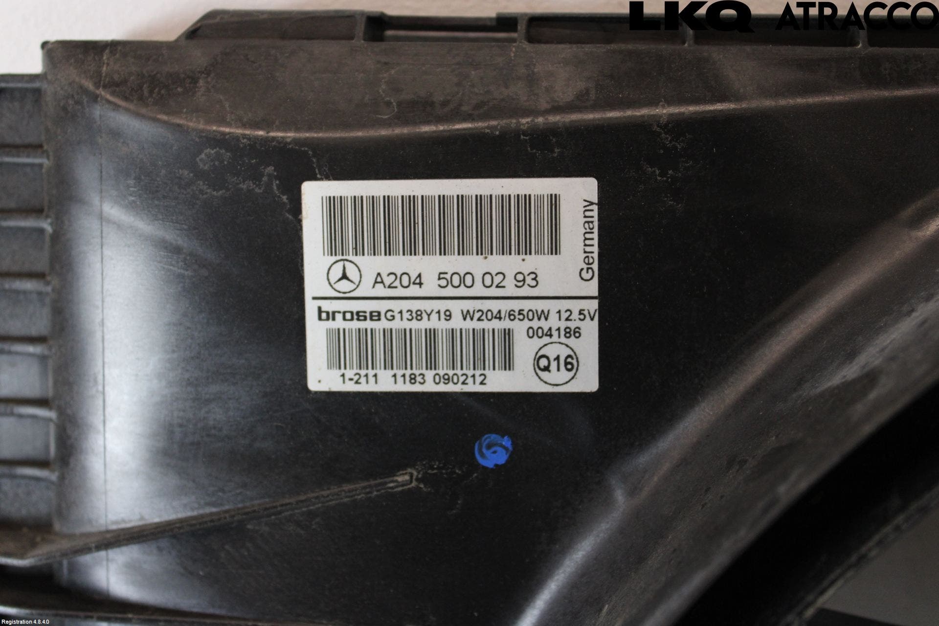 Mercedes-Benz MB E-KLASS (W212) 09-16 Kylfläkt El