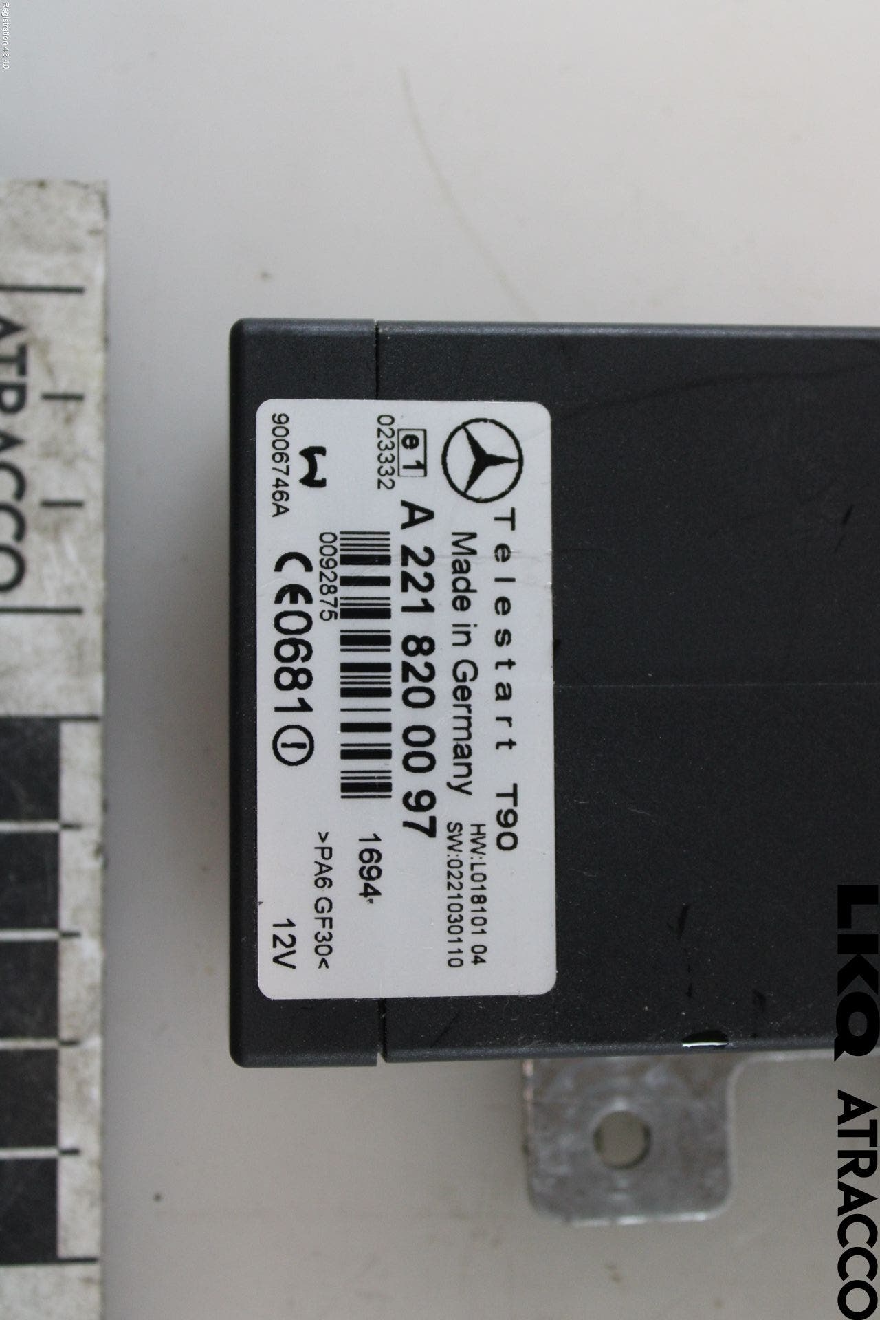 Mercedes-Benz MB CLS (C219) 03-11 Styrenhet Bensin-Dieselvärmare