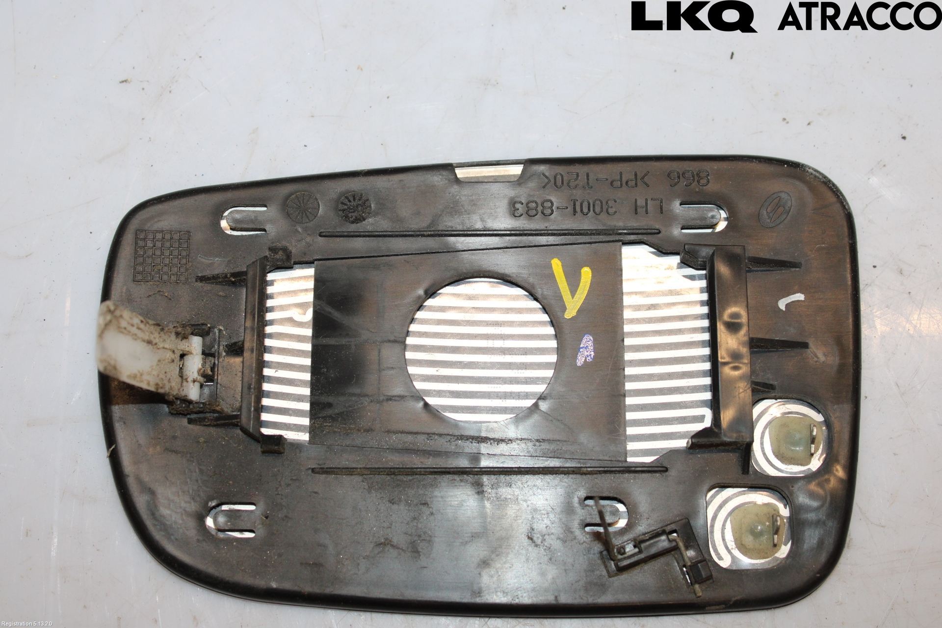 Toyota COROLLA VERSO 04-07 Spegelglas Vä