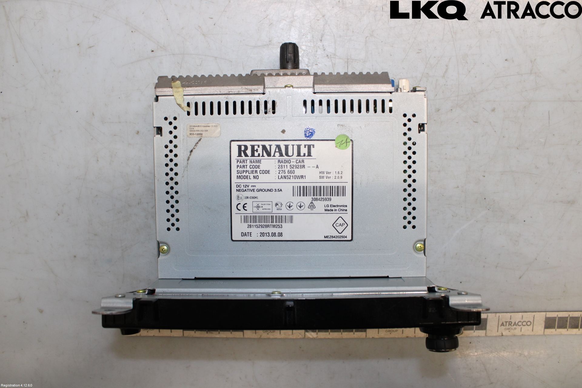 Renault CLIO IV 12-16 Cd Radio - Multimediapanel