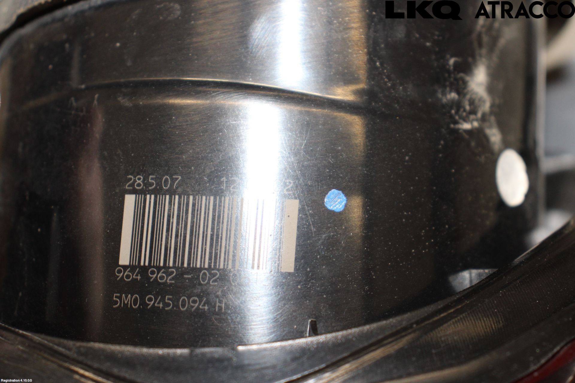 Volkswagen VW GOLF PLUS/CROSS GOLF 04-14 Bakljus Lucka Hö