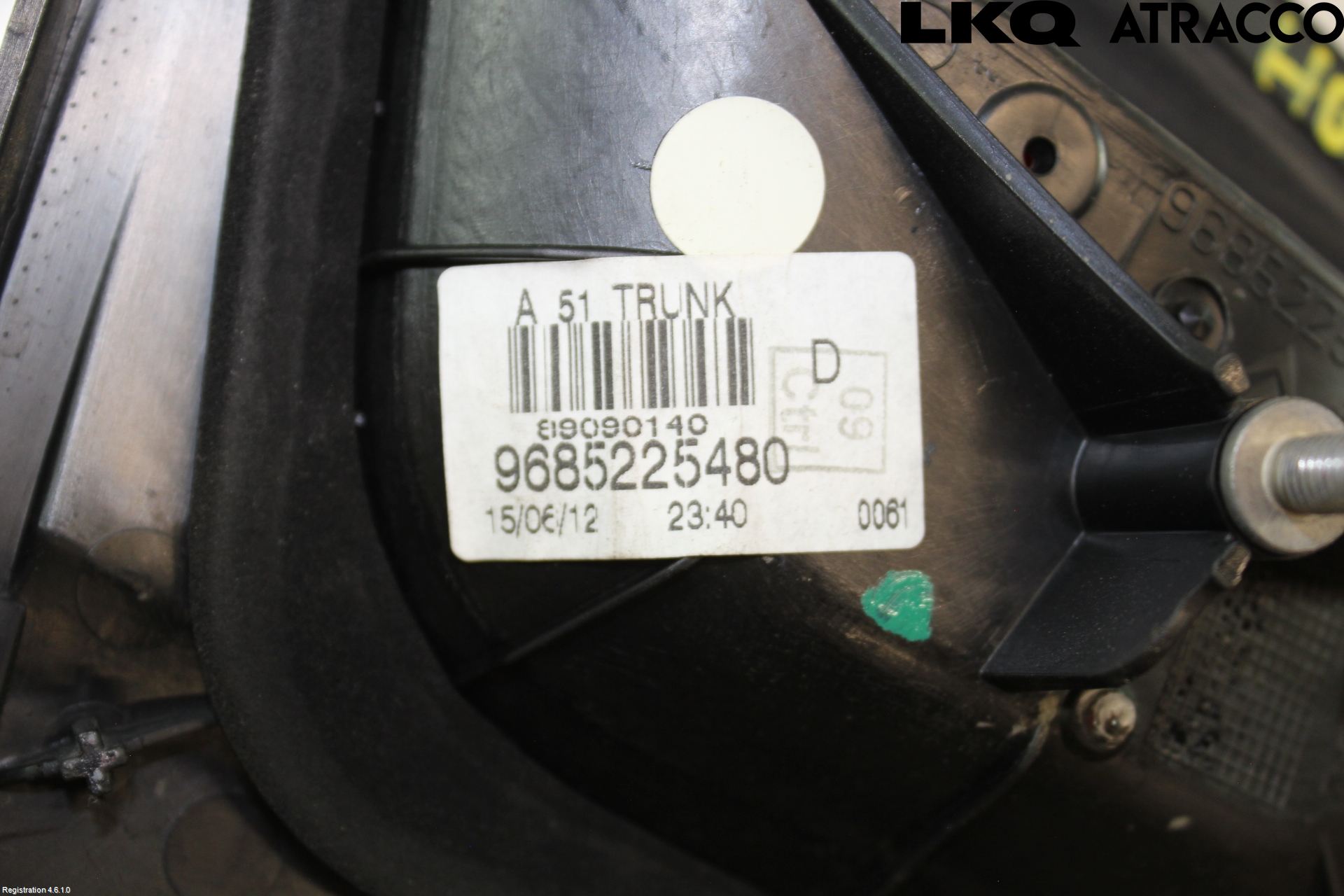 Citroen C3 10-17 Bakljus Lucka Hö