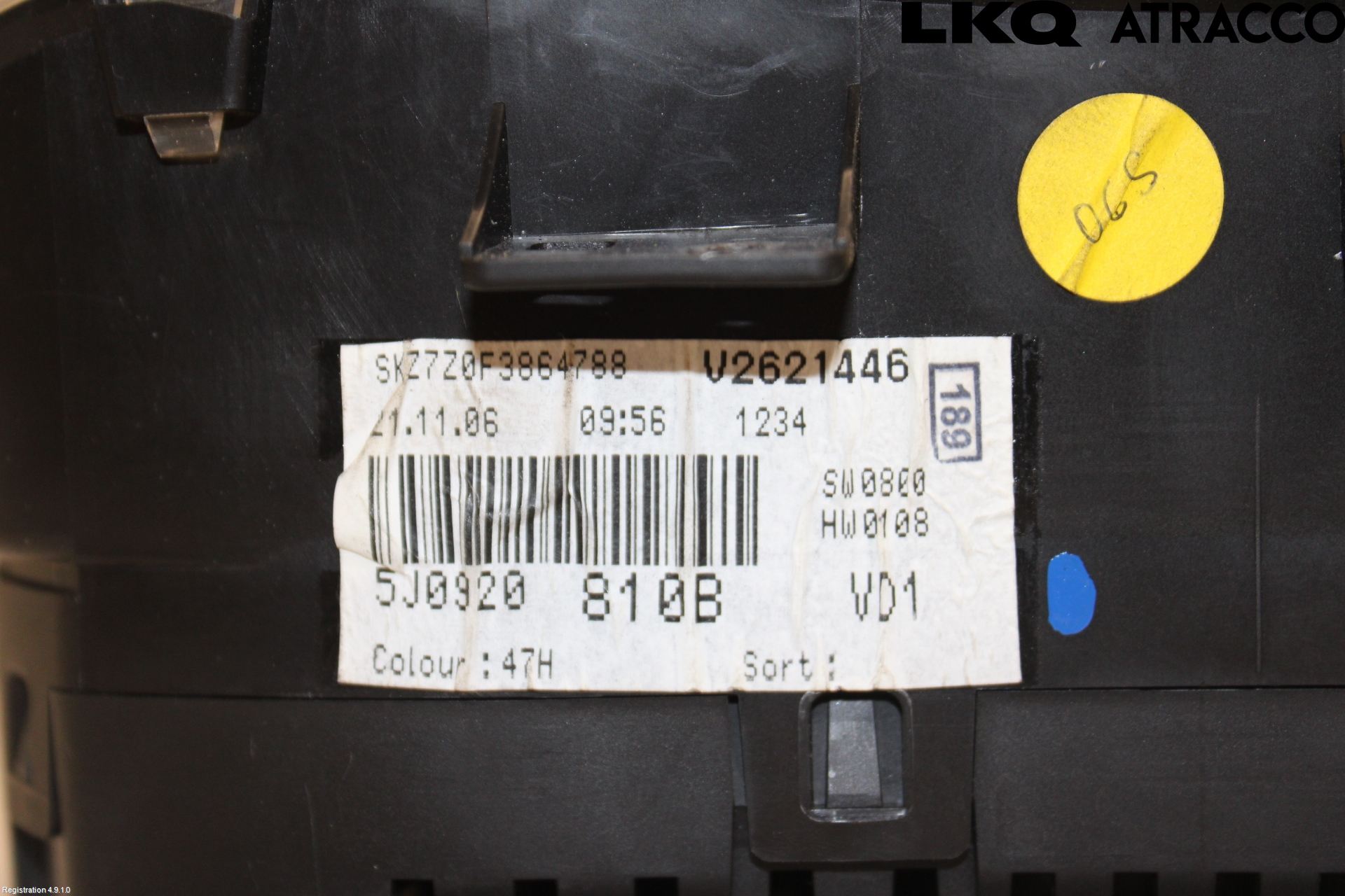 Skoda ROOMSTER Instrument Komb