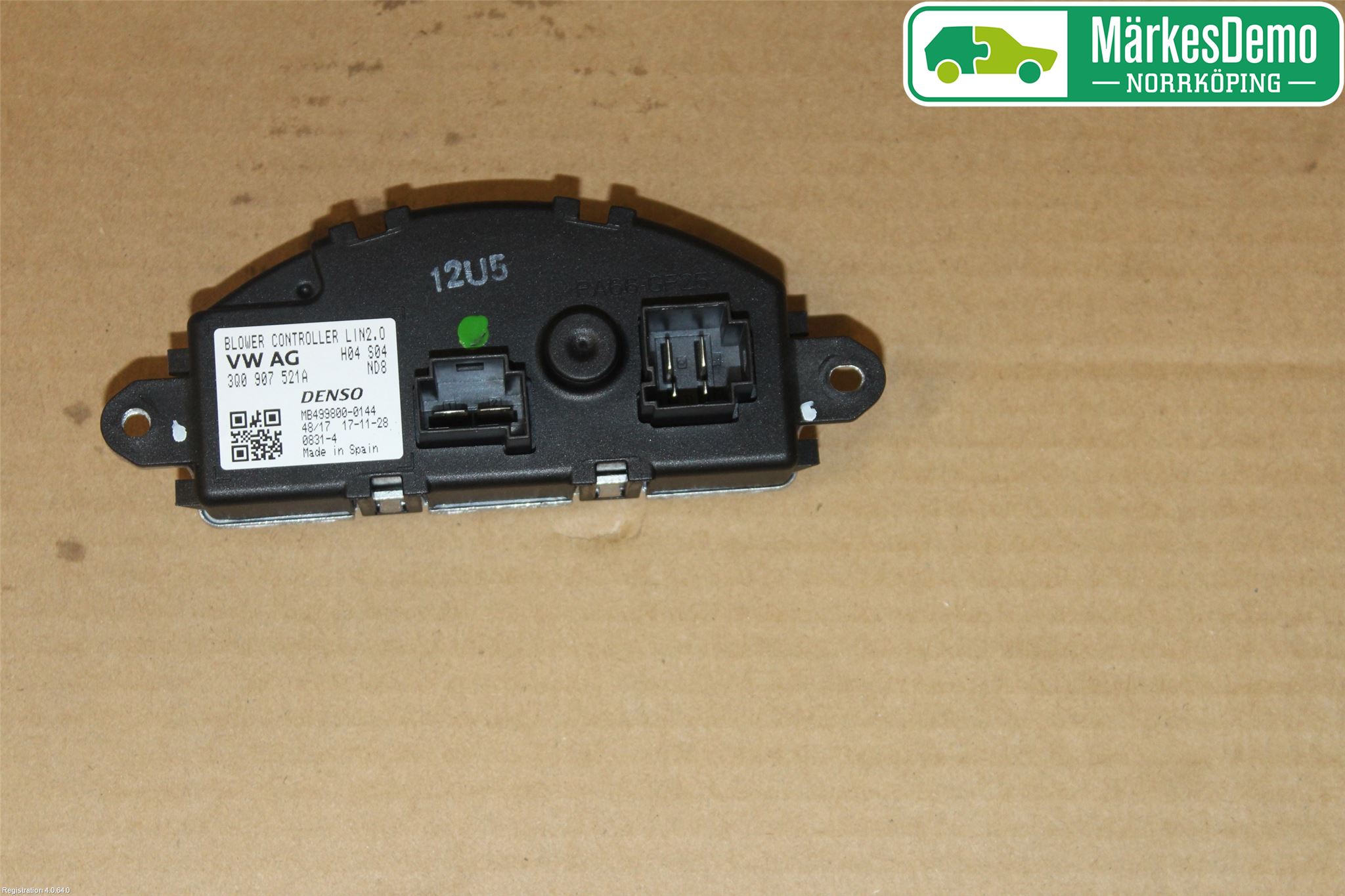 Volkswagen VW PASSAT 15-19 Värmefläktsmotstånd