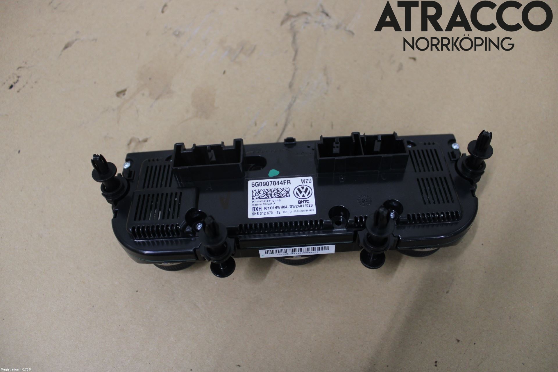 Volkswagen VW GOLF / E-GOLF VII 13-20 Värmereglage