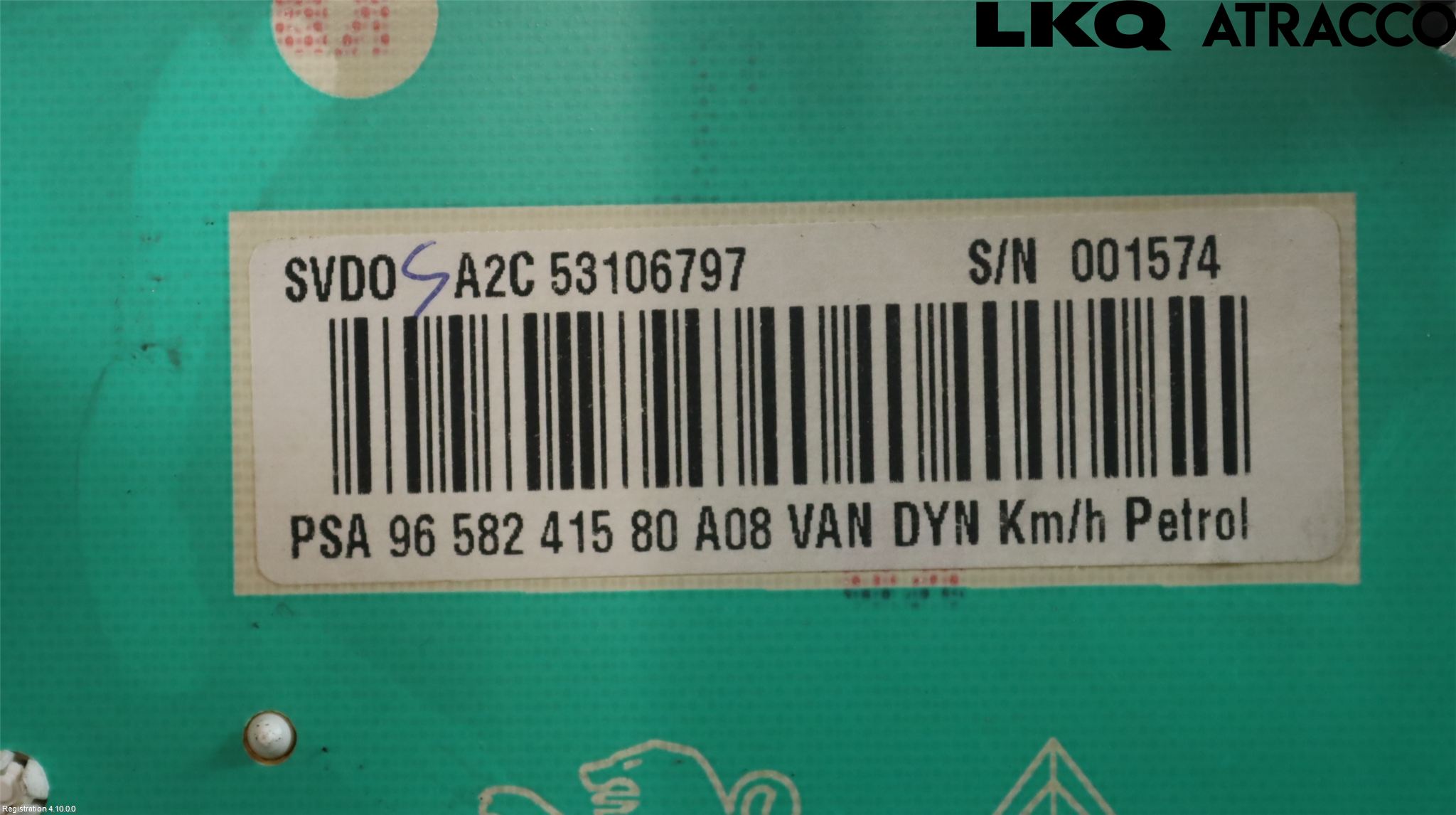 Peugeot 1007 Instrument Komb