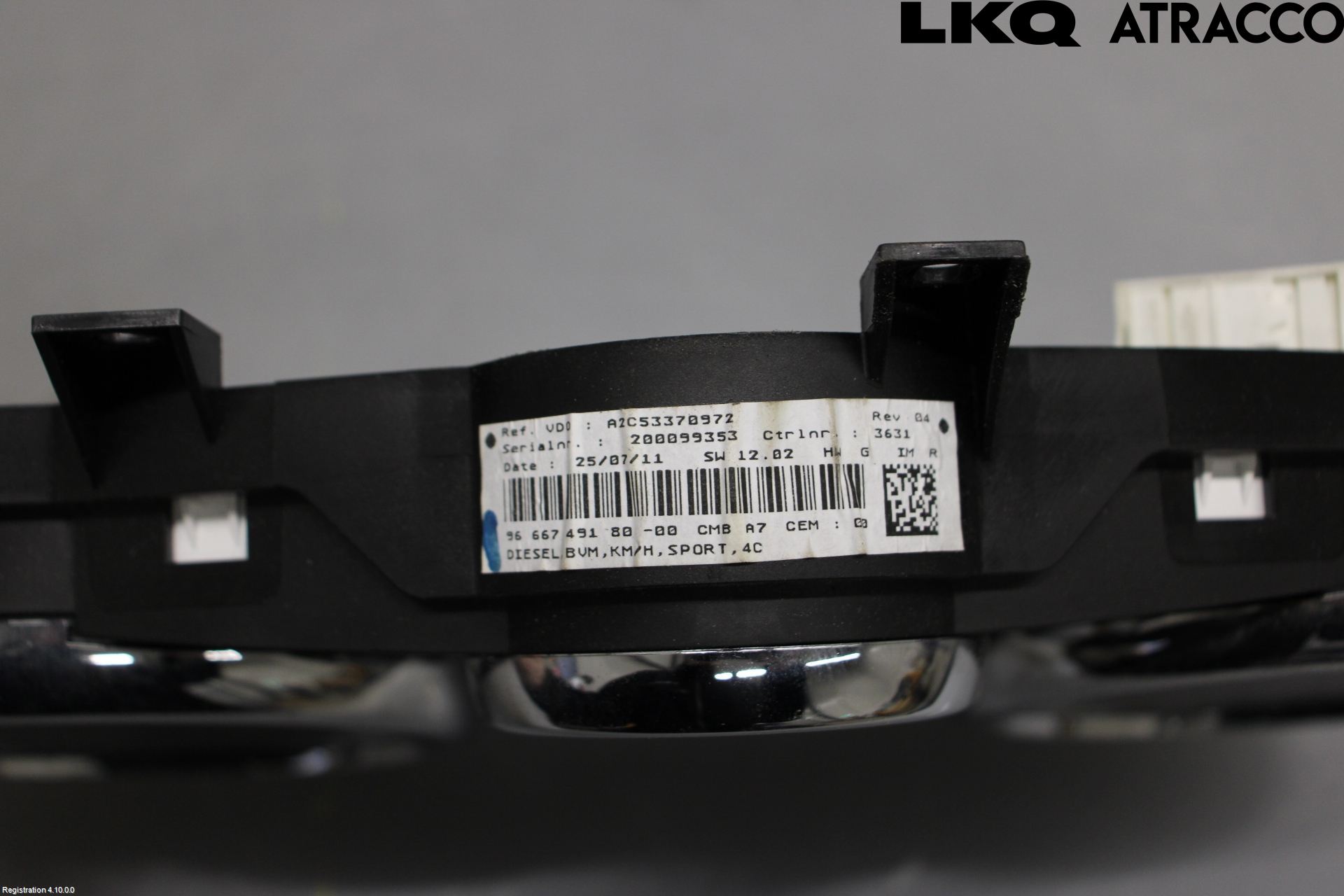 Peugeot 207 Instrument Komb