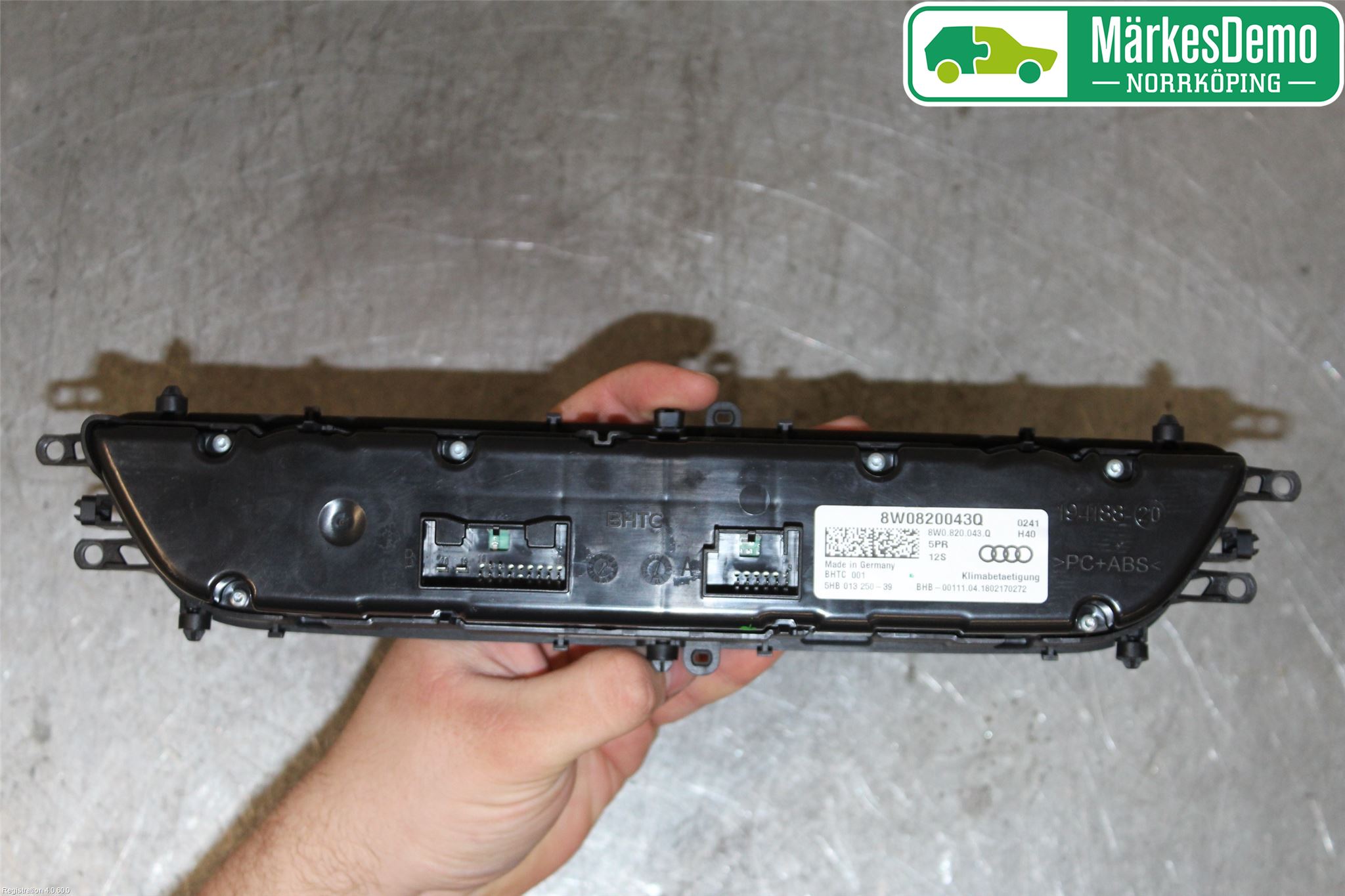 Audi A4/S4 B9 16-19 Värmereglage