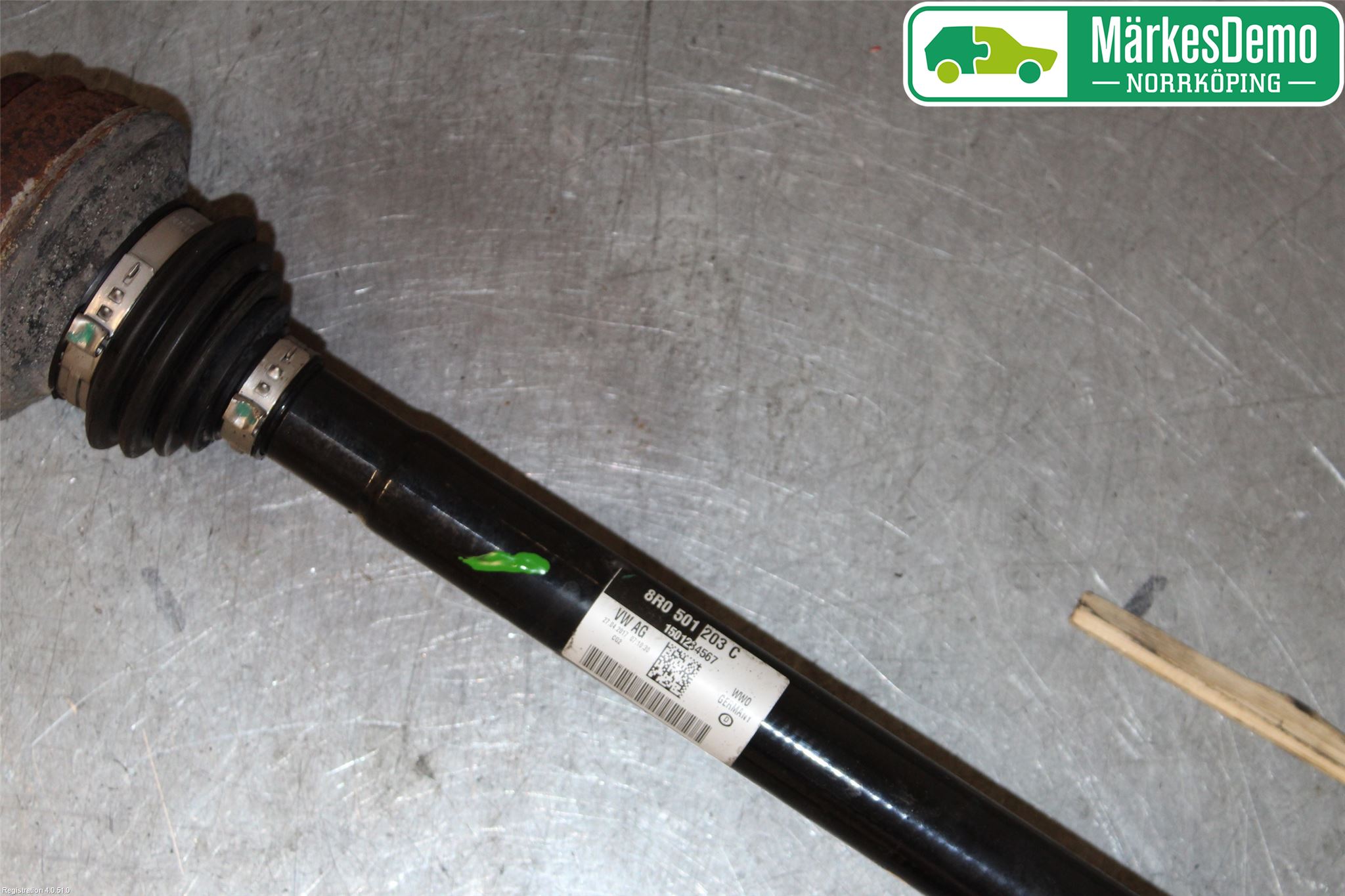 Audi A6 ALLROAD 12-18 Drivaxel Bak Vänster
