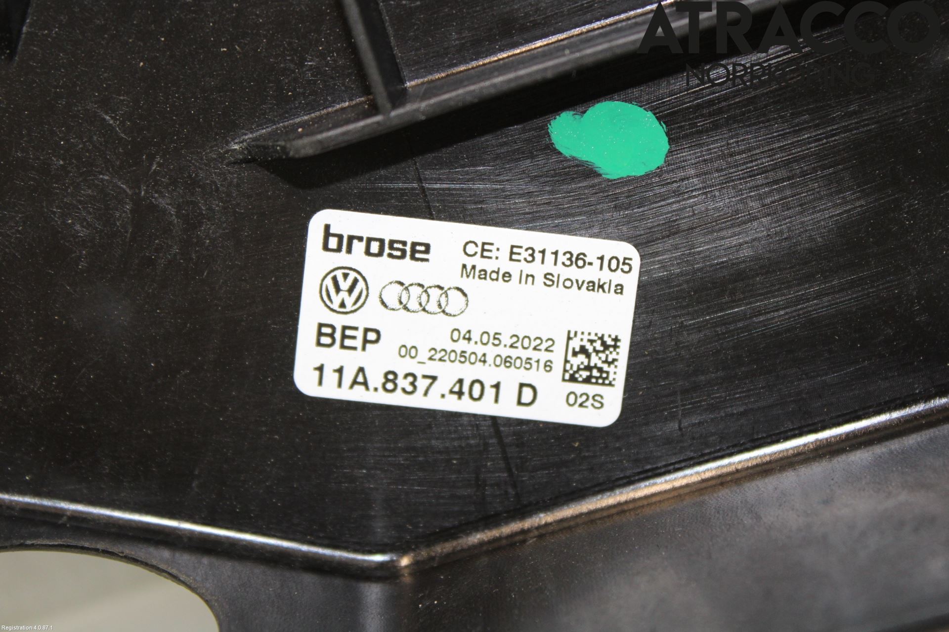 Volkswagen VW ID.5 22- Fönsterhiss El Kompl