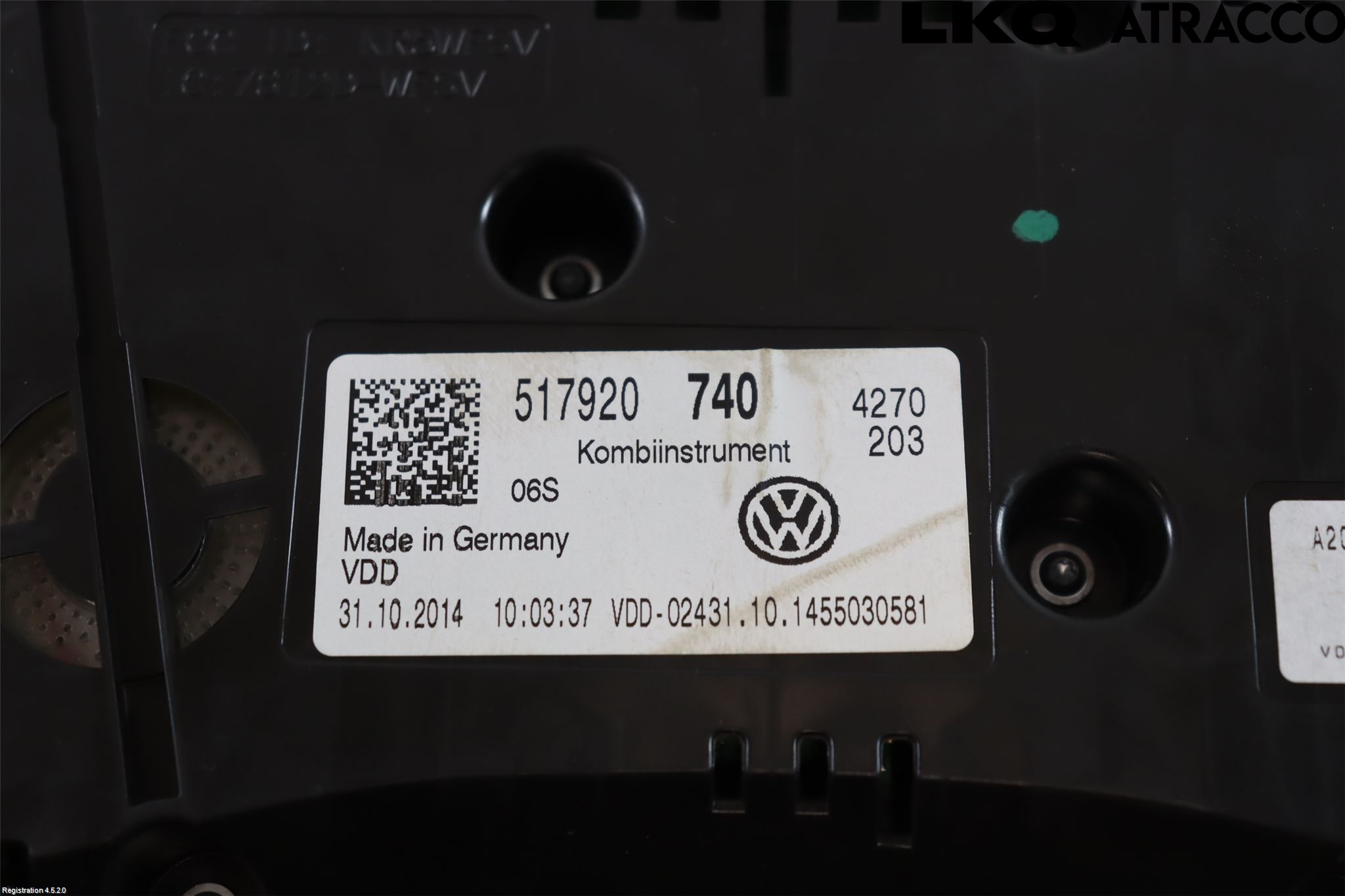 Volkswagen VW GOLF SPORTSVAN 15-20 Instrument Komb