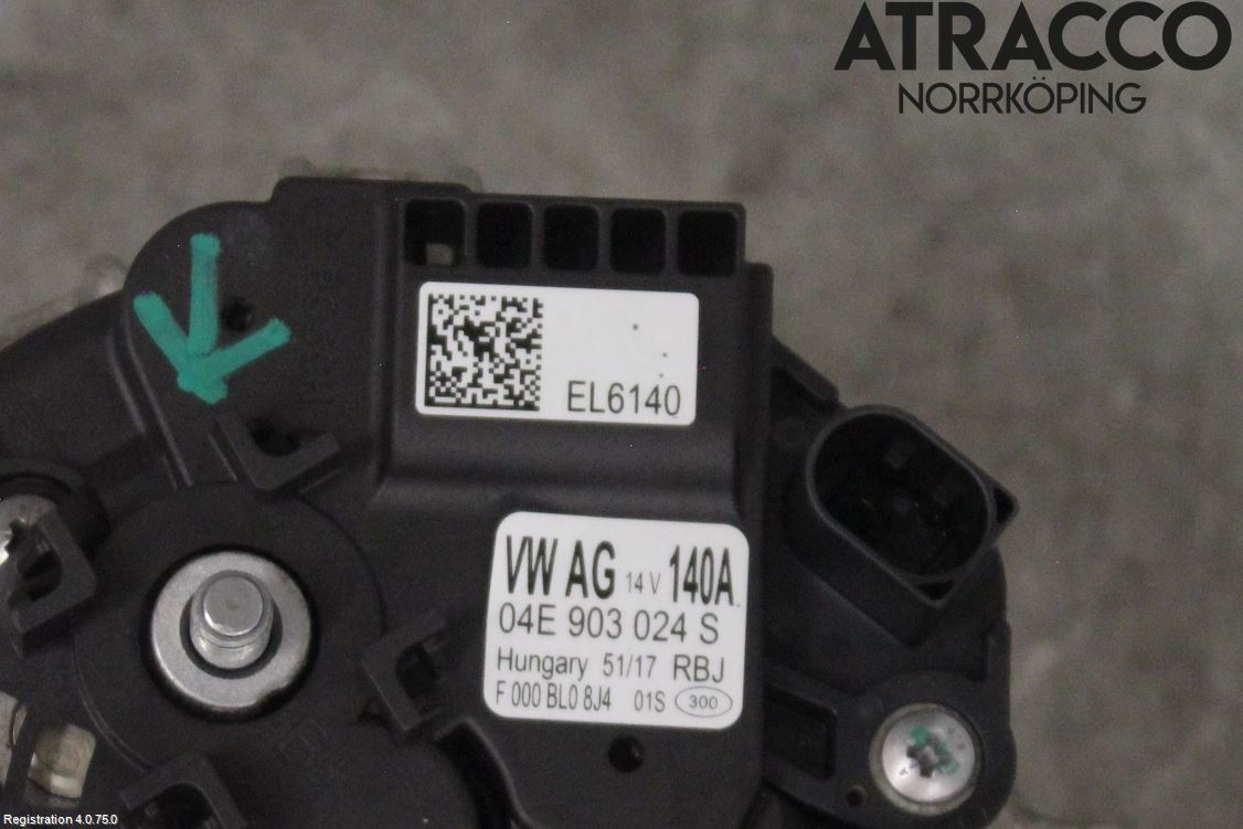 Volkswagen VW GOLF / E-GOLF VII 13-20 Generator