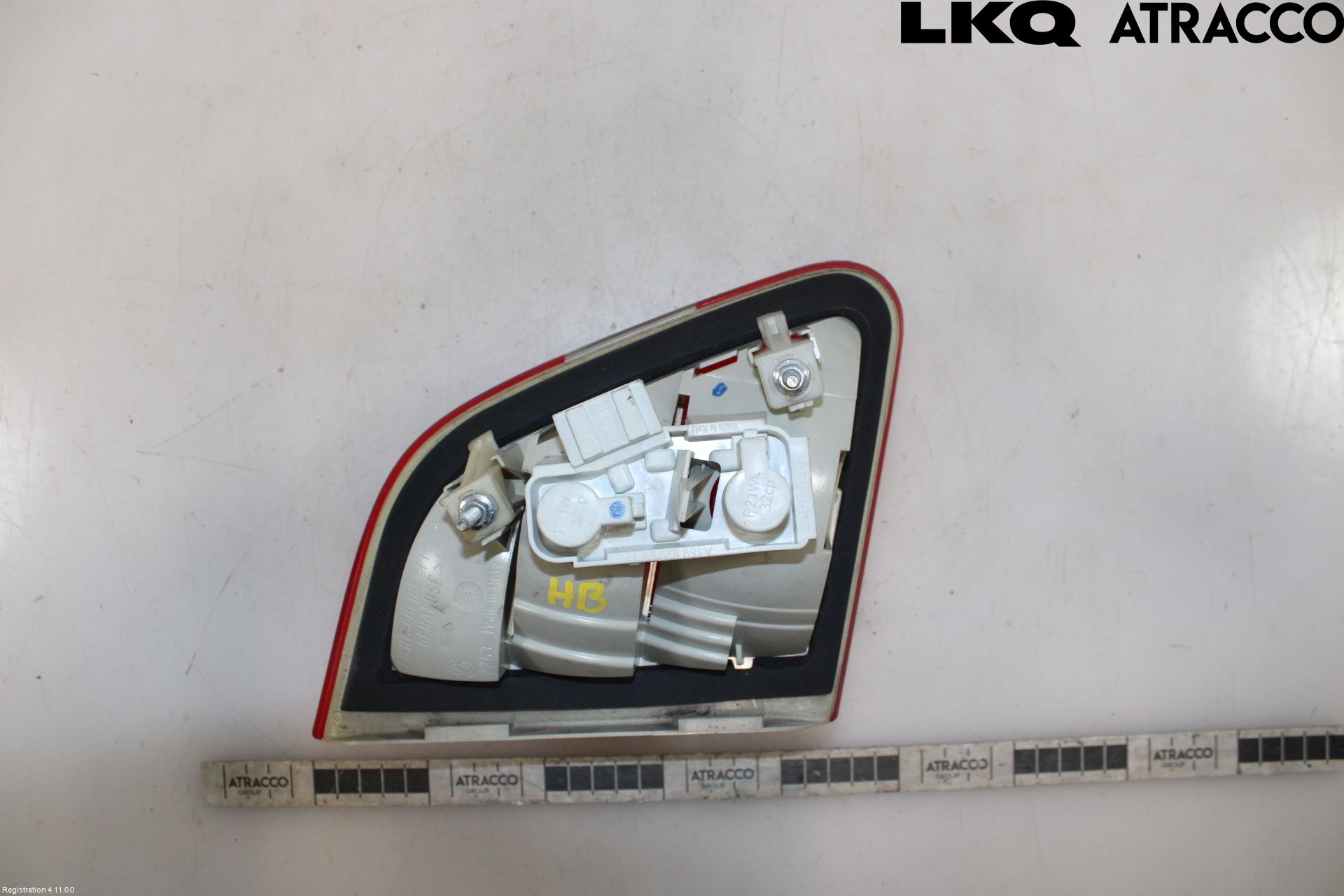 Mercedes-Benz MB B-KLASS (W245) 05-12 Bakljus Lucka Hö