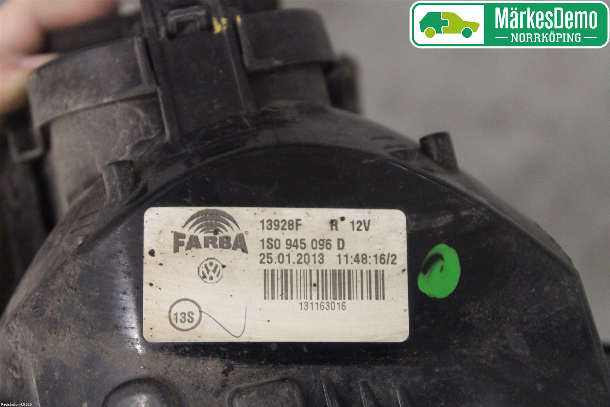 Volkswagen VW UP! / E-UP! Bakljus Höger