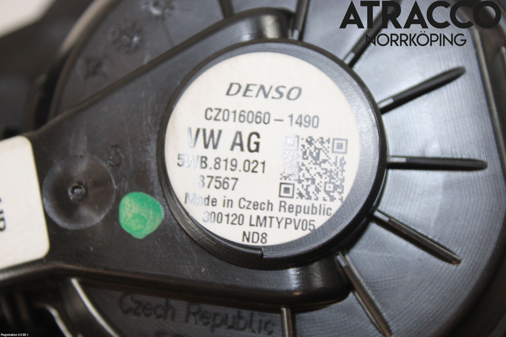 Skoda KODIAQ 17-24 Värmefläkt