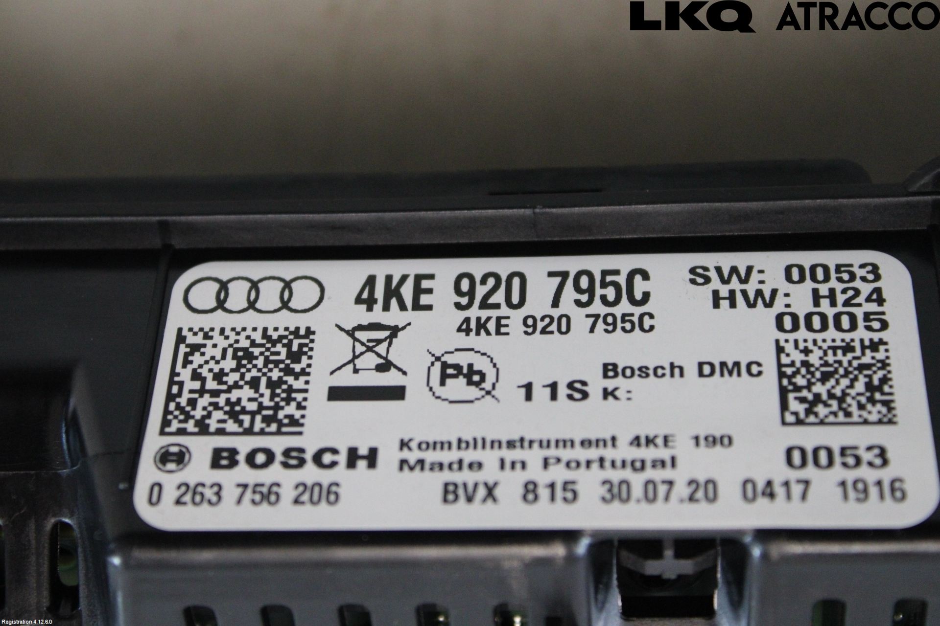 Audi E-TRON, S GE 19- Instrument Komb