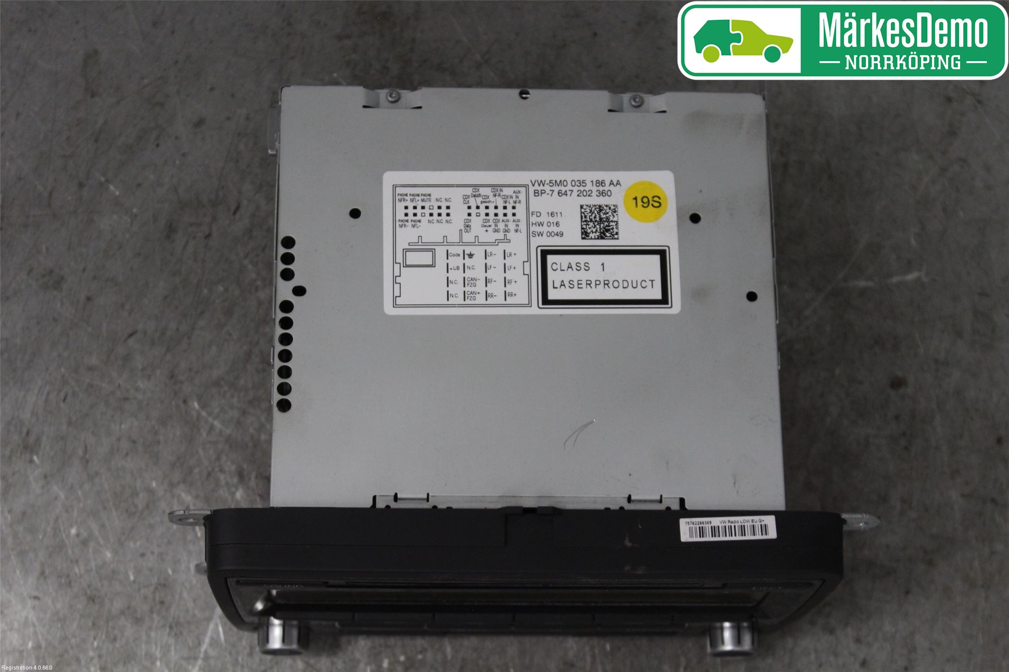 Volkswagen VW SHARAN 11- Cd Radio - Multimediapanel