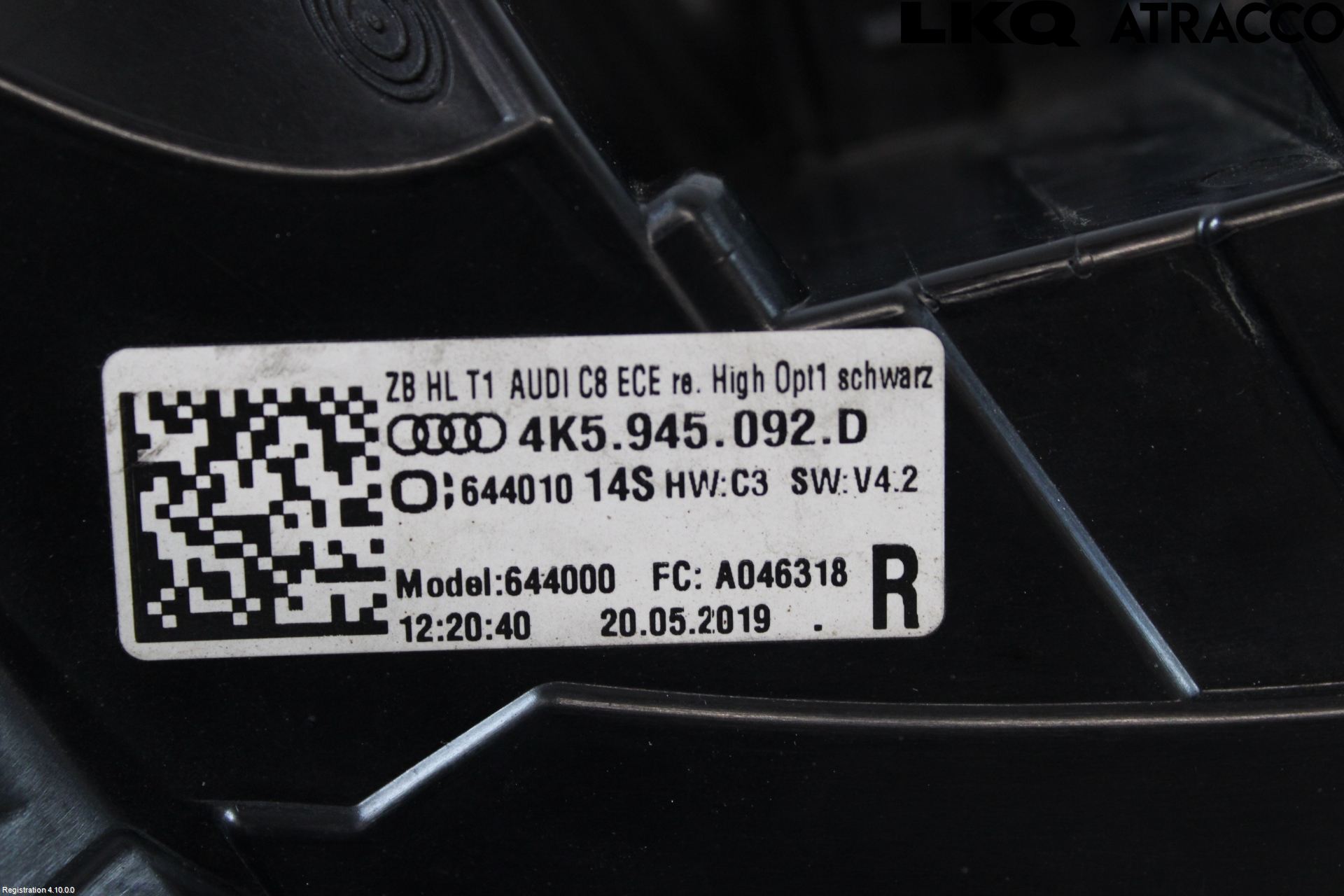 Audi A6 F2/C8 19- Bakljus Höger